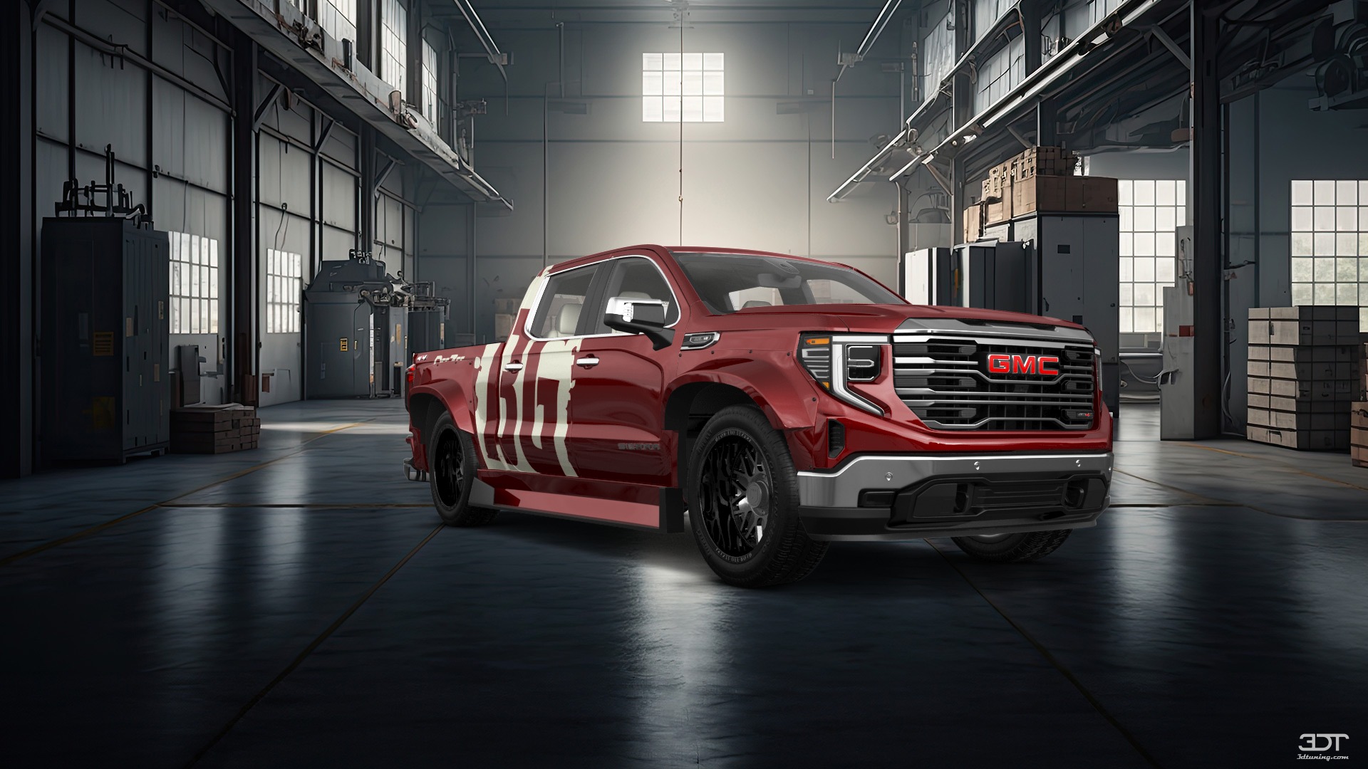 GMC Sierra 1500 Crew Cab 5.8 ft box 4 Door pickup truck 2023 tuning