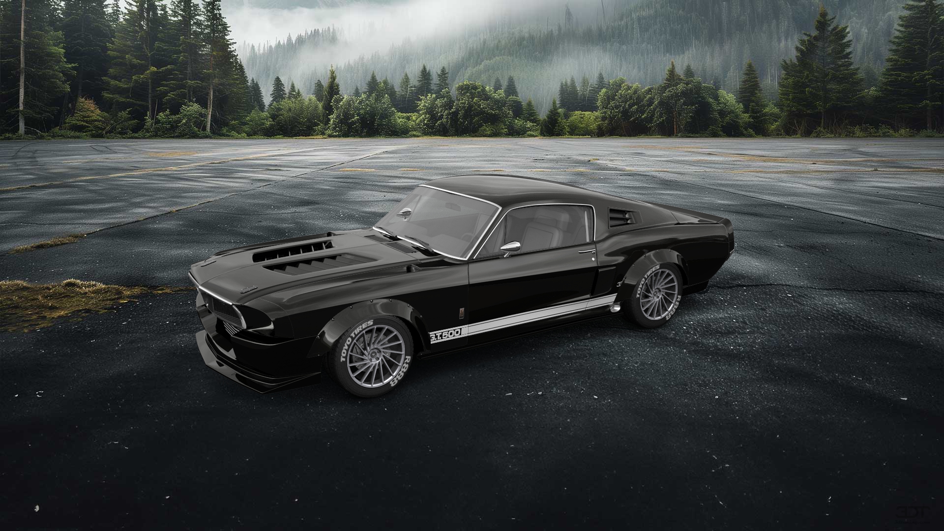 Mustang GT500 2 Door Coupe 1968
