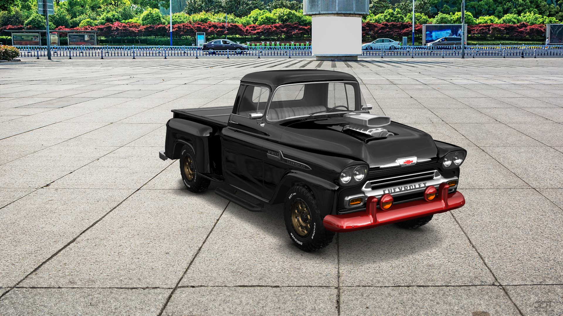 Chevrolet Apache Stepside 2 Door pickup truck 1959