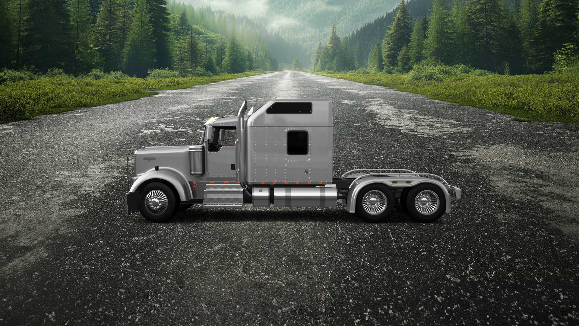 Kenworth W900 Sleeper Cab Truck 2015