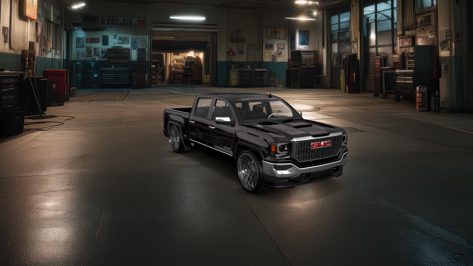 GMC Sierra 1500 Crew Cab 4 Door pickup truck 2016 tuning