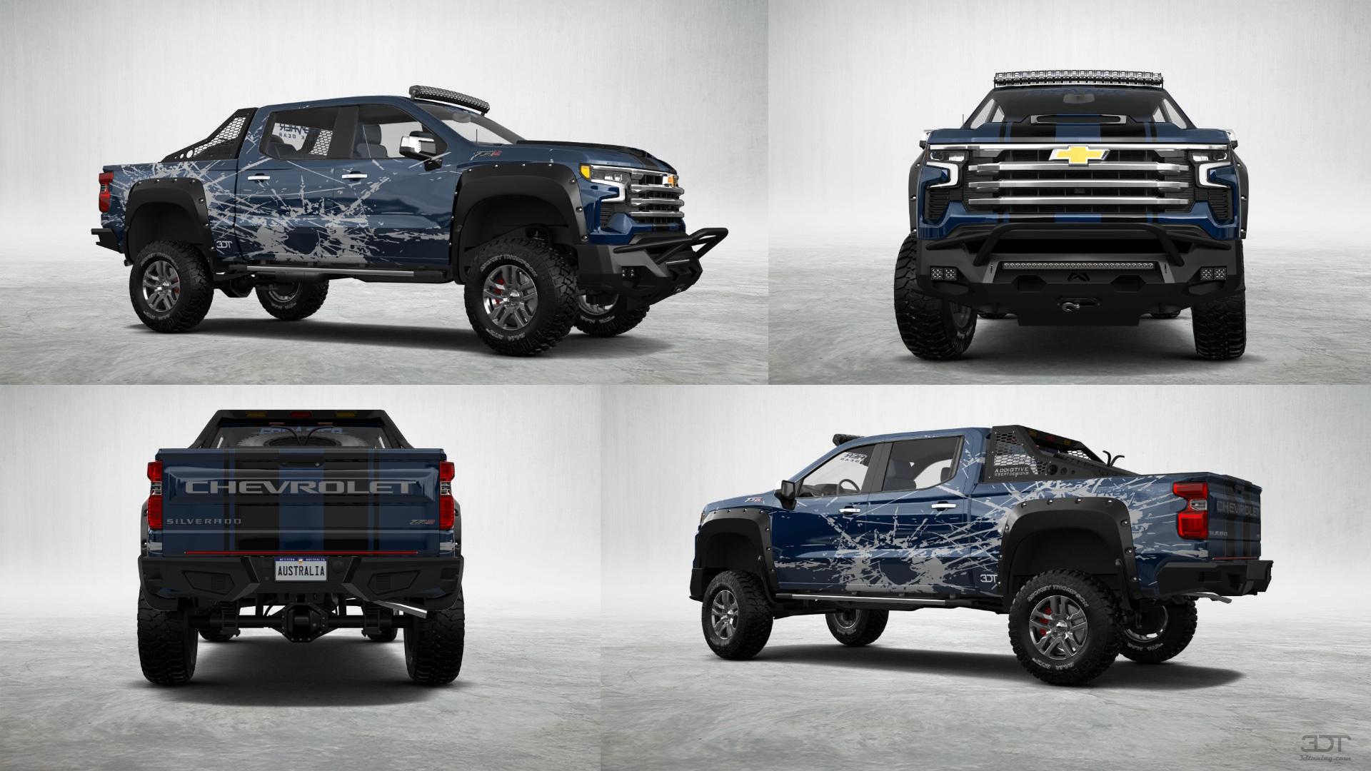 Chevrolet Silverado 1500 Crew Cab 5.8 ft box 4 Door pickup truck 2023 tuning