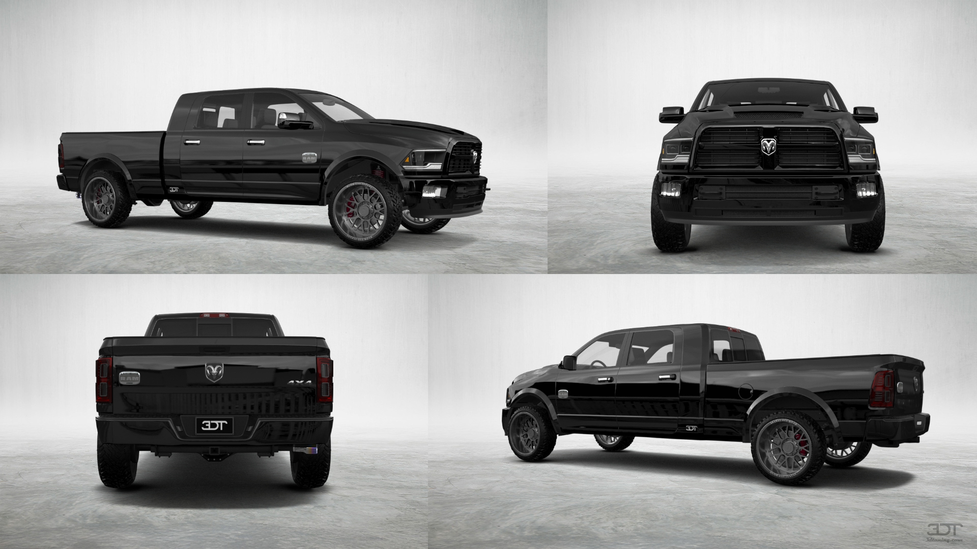 Dodge Ram 2500 Mega Cab 6.4 ft box 4 Door pickup truck 2010 tuning