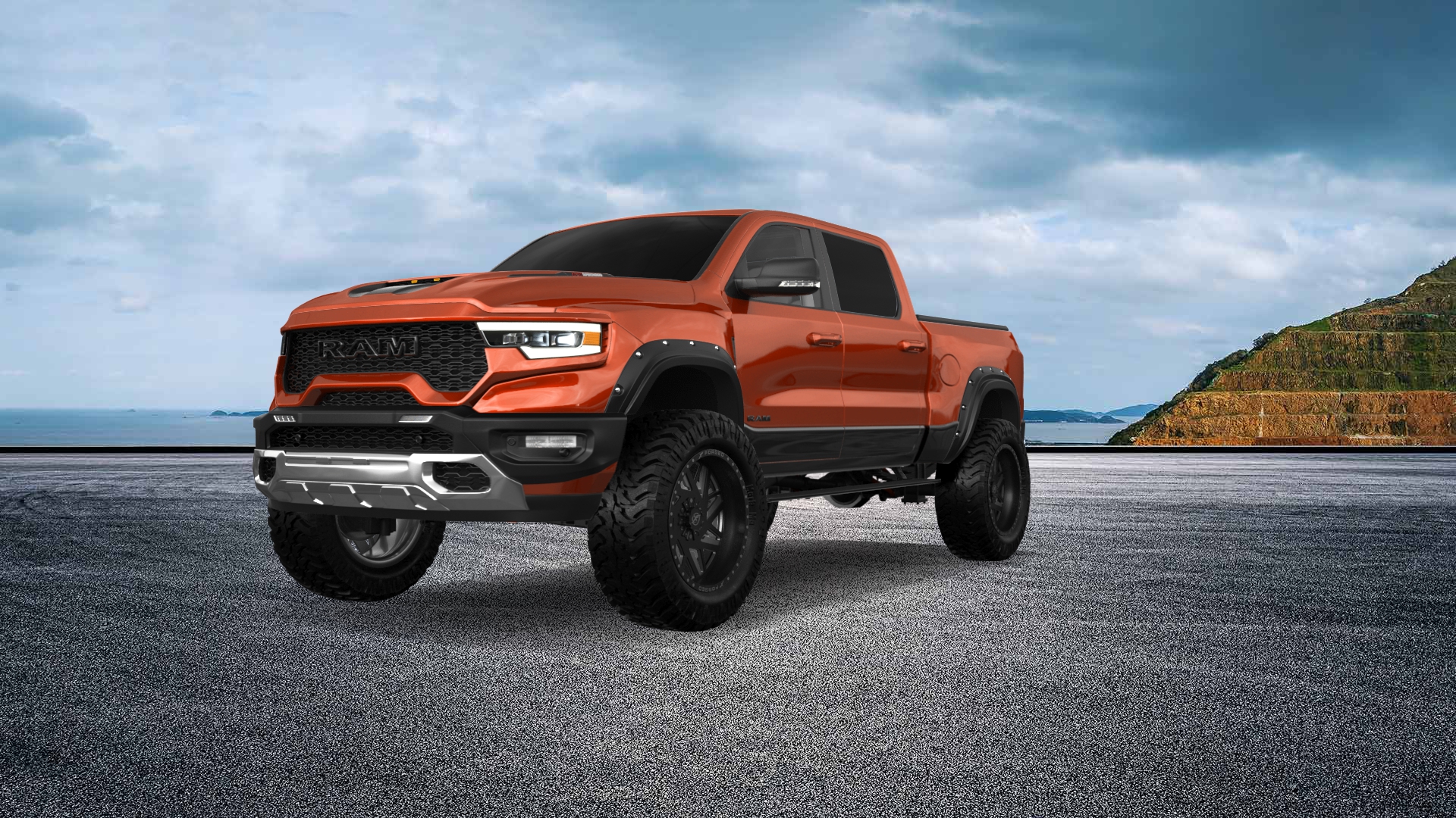 Dodge Ram 1500 TRX 4 Door pickup truck 2021