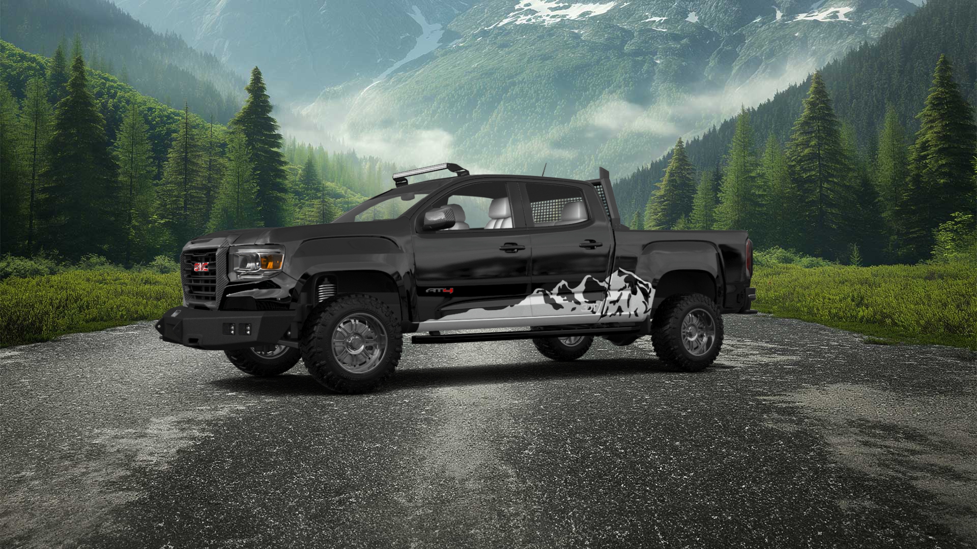 GMC Canyon Crew Cab 4 Door pickup truck 2021