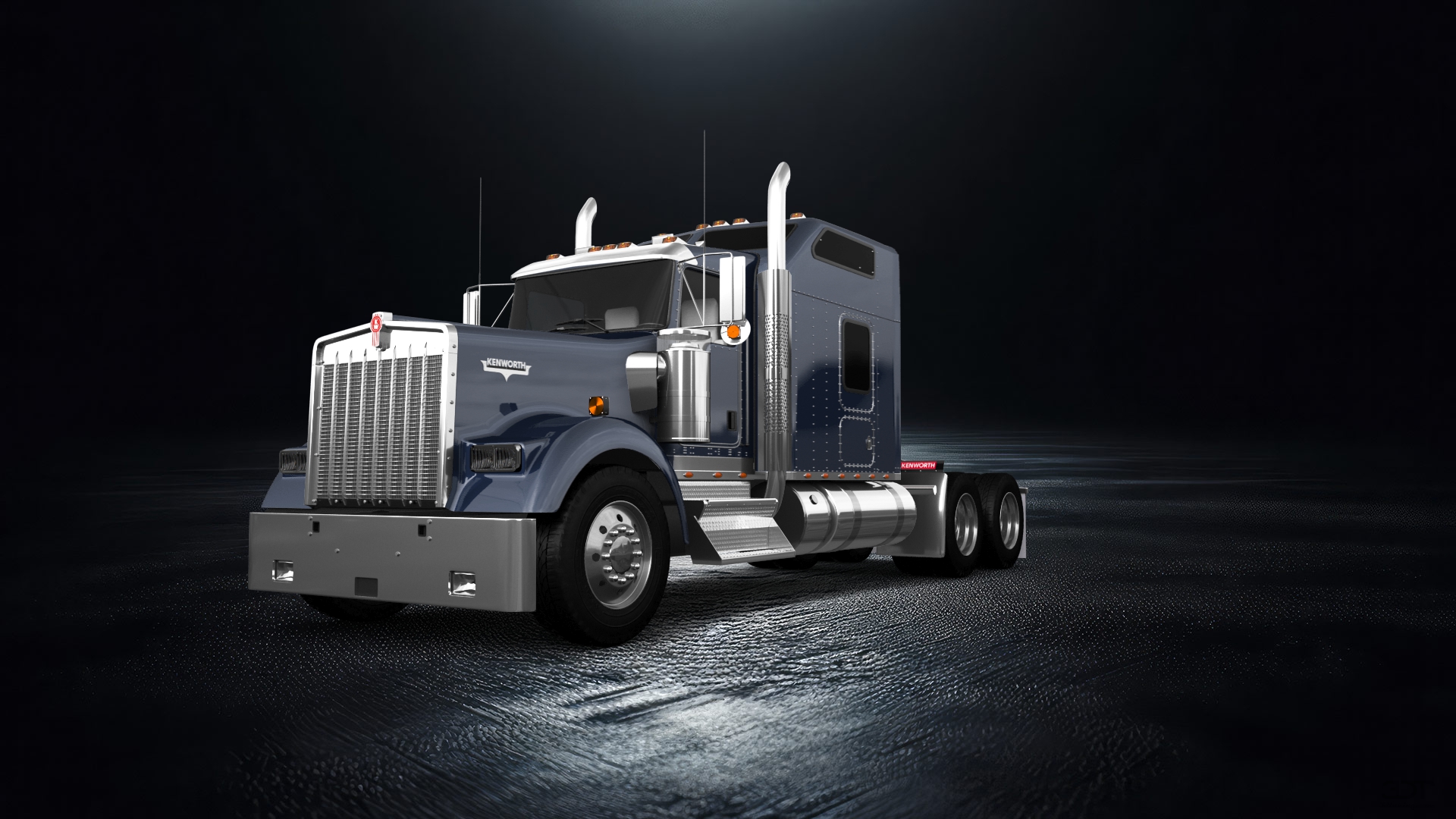 Kenworth W900 Sleeper Cab Truck 2015 tuning