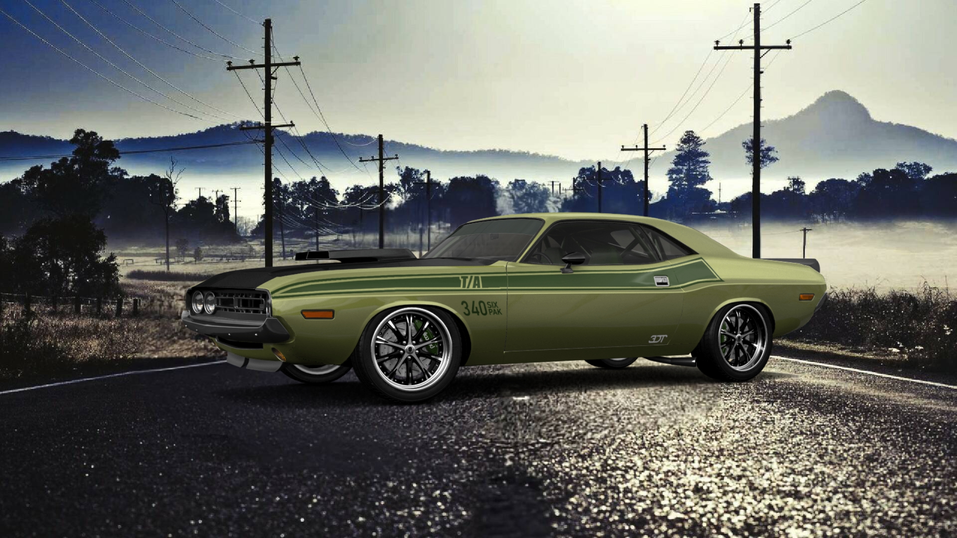 RoDeO Wildest Rides's Dodge Challenger 1970 with Trunk Lid, Rear Bumper ...
