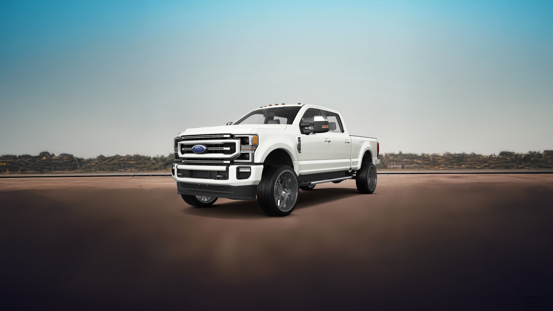 Ford F-250 4 Door pickup truck 2021 tuning