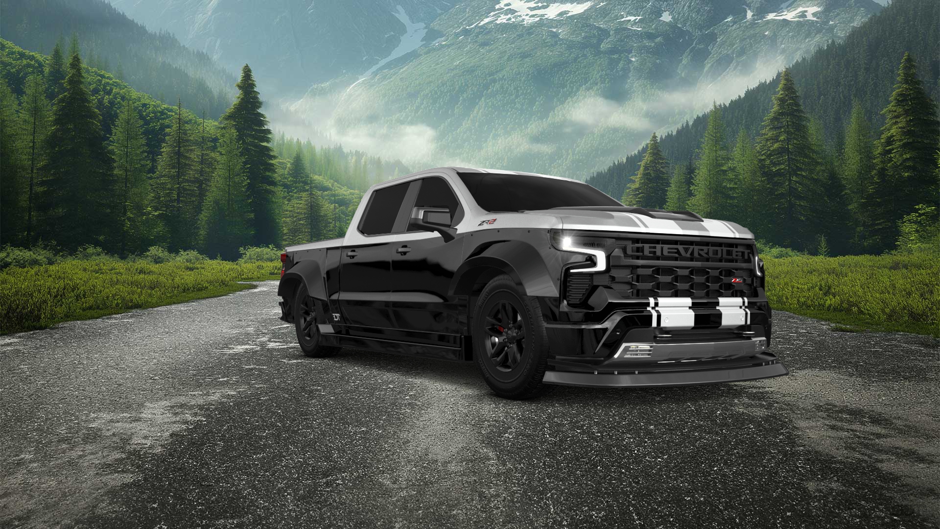 Chevrolet Silverado 1500 Crew Cab 5.8 ft box 4 Door pickup truck 2023