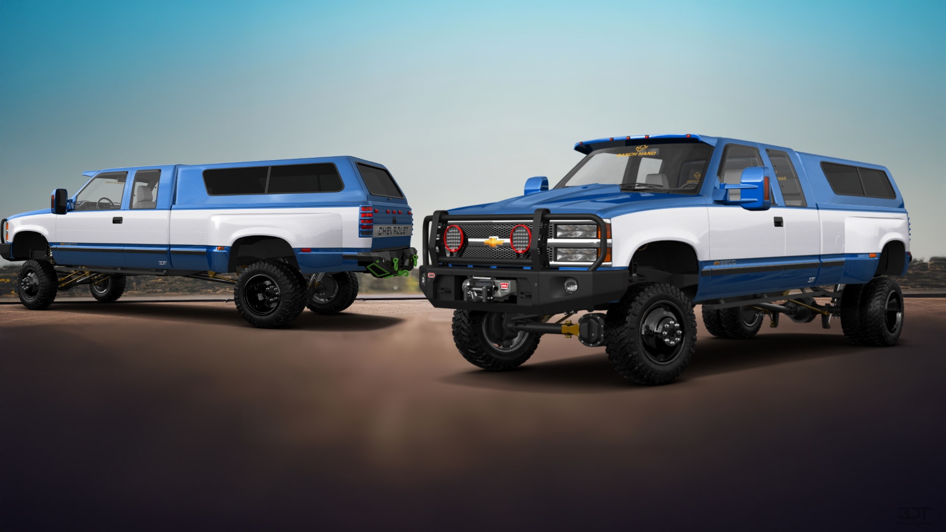 Chevrolet K3500 Extended Cab Pickup Truck 1988