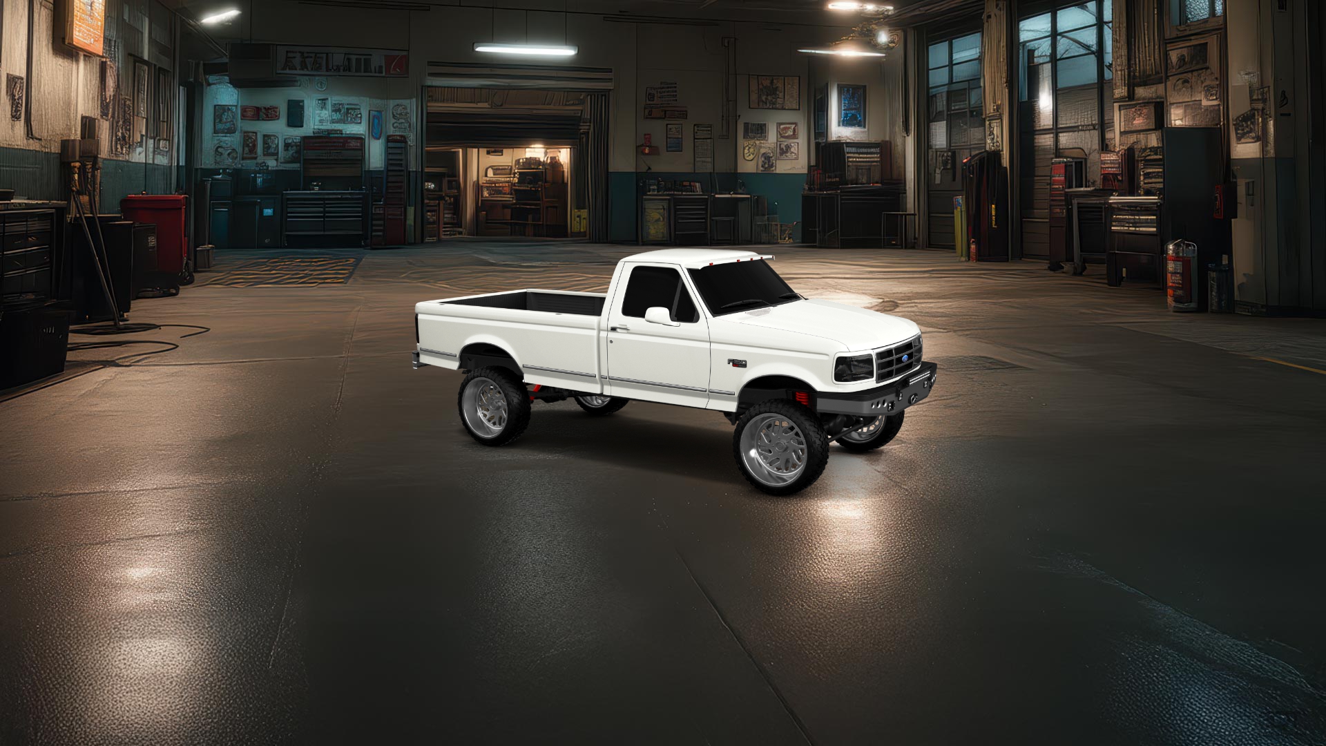Ford F-150 Regular Cab 2 Door pickup truck 1992 tuning