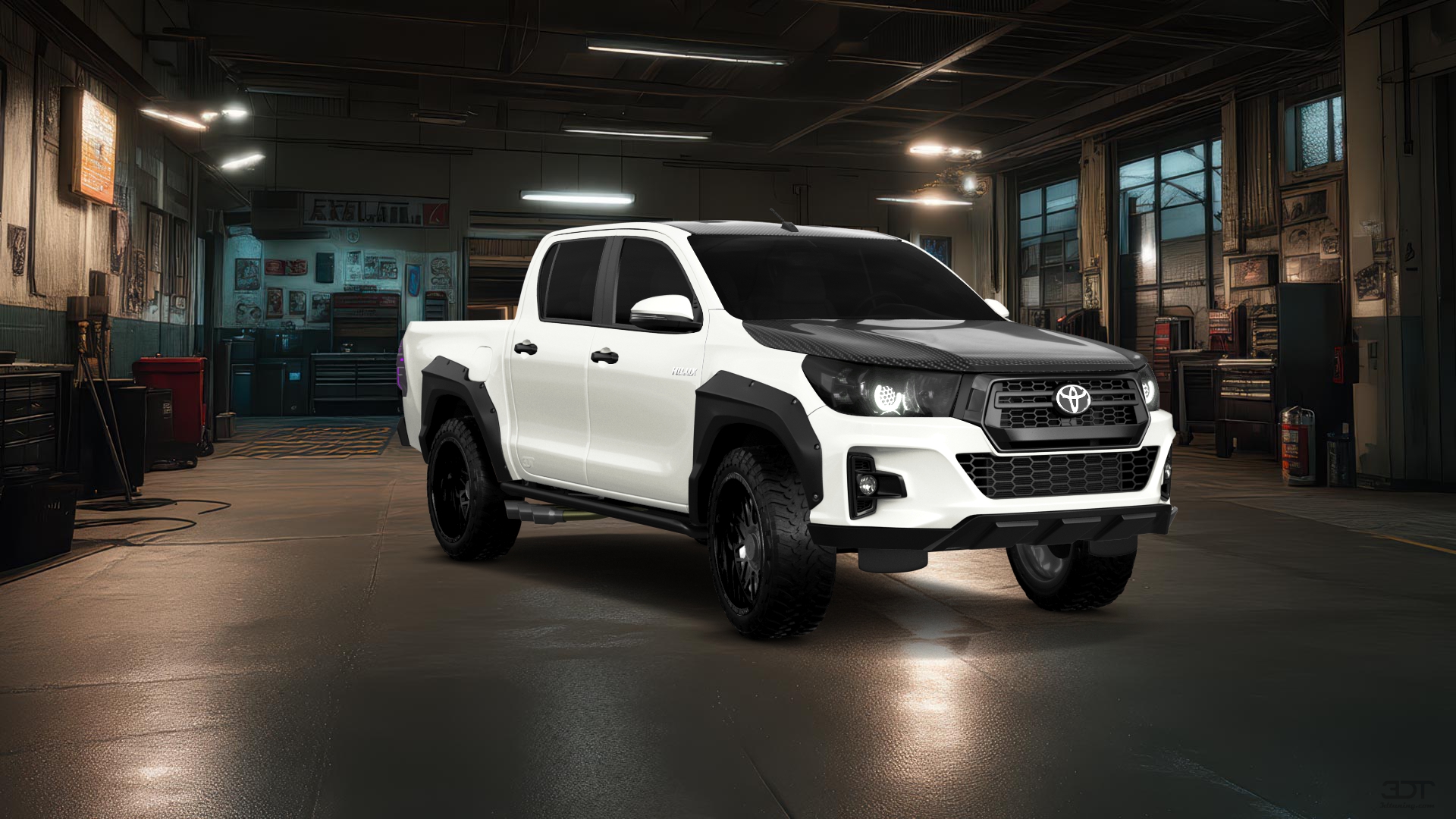 Toyota Hilux Double Cab 4 Door pickup truck 2015 tuning
