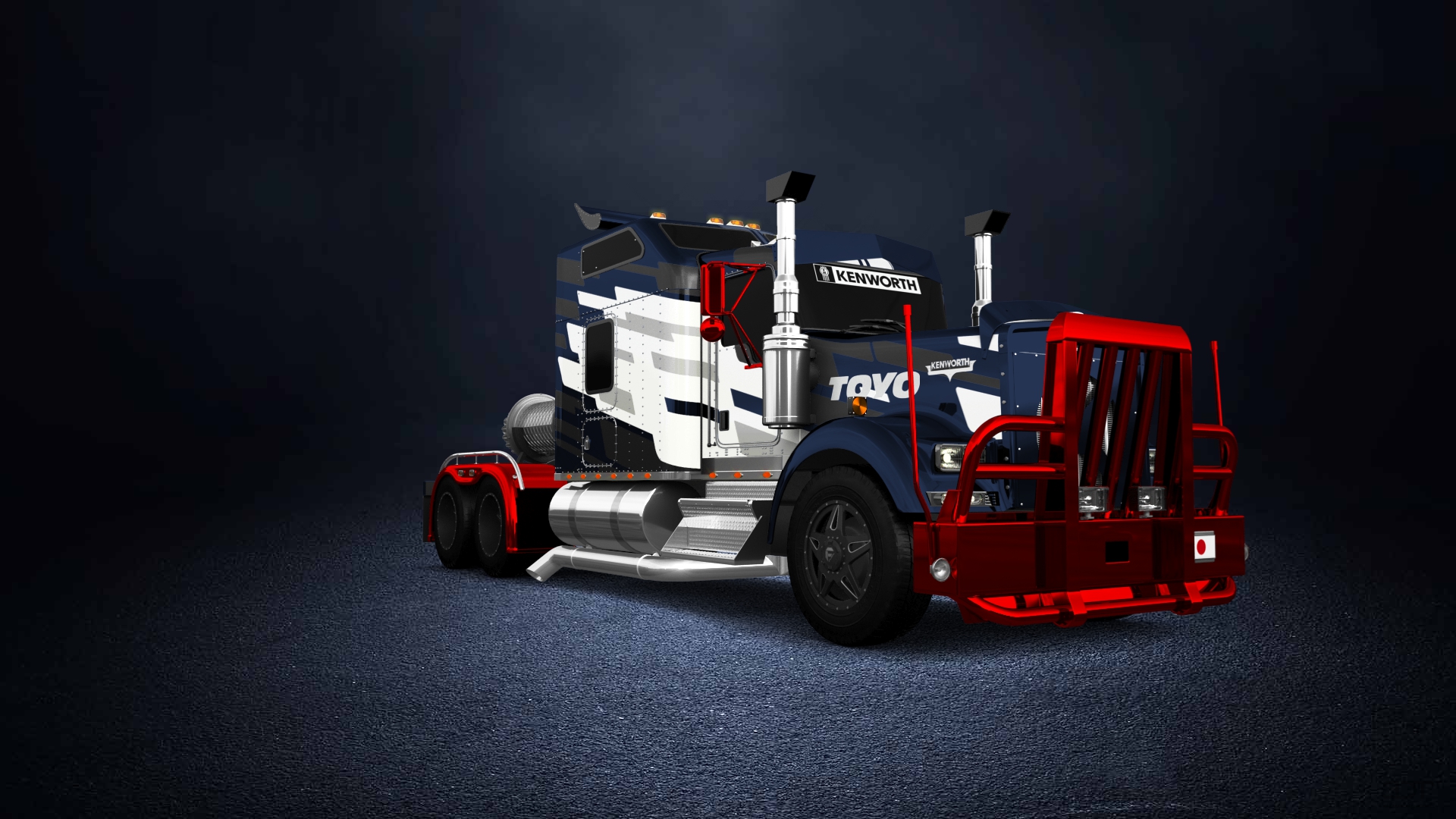 Kenworth W900 Sleeper Cab Truck 2015 tuning