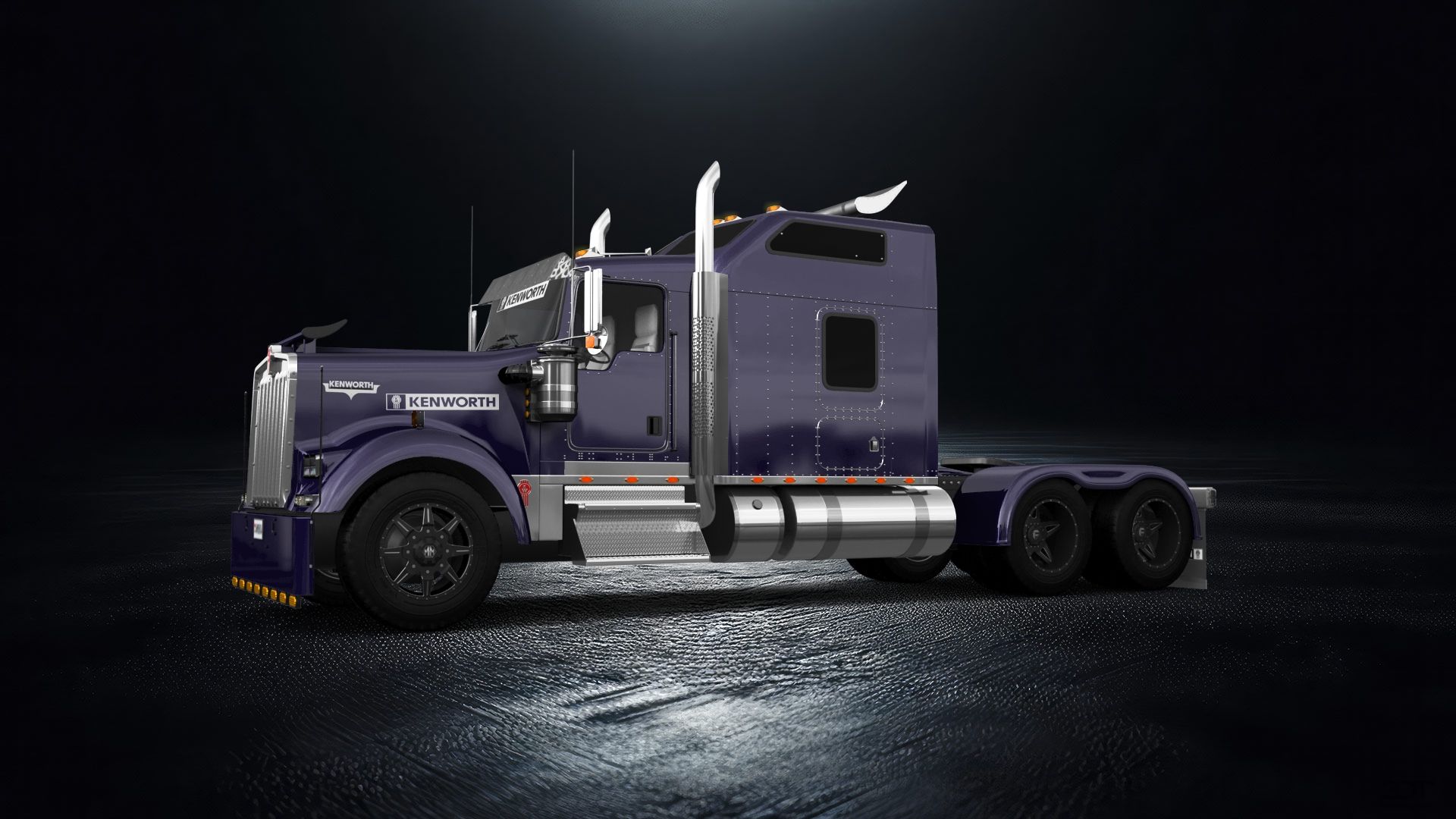 Kenworth W900 Sleeper Cab Truck 2015 tuning