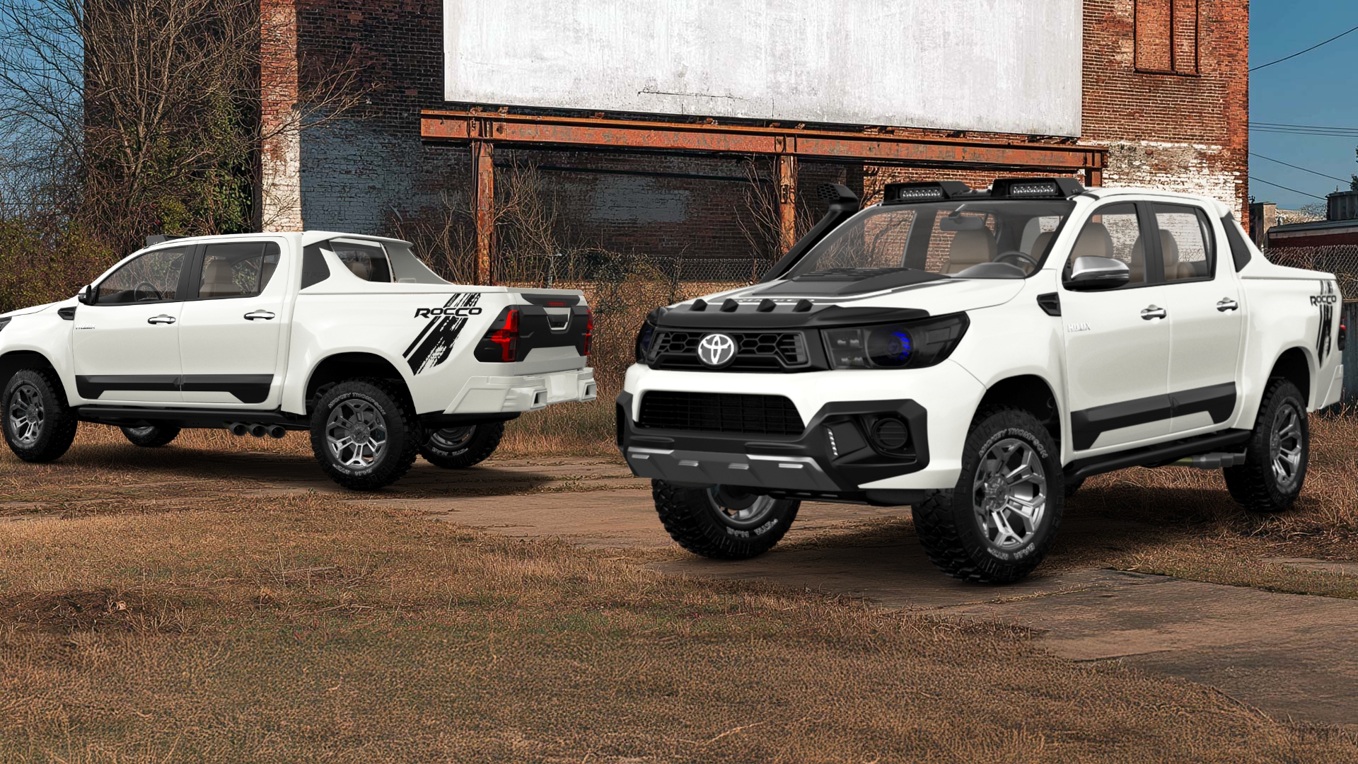 Toyota Hilux Double Cab 4 Door pickup truck 2015 tuning