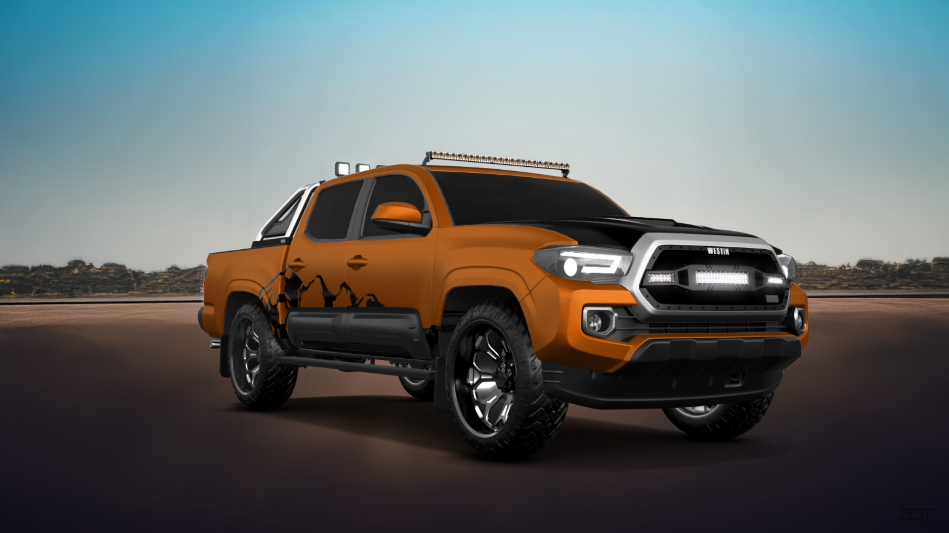 Toyota Tacoma 4 Door pickup truck 2018 tuning