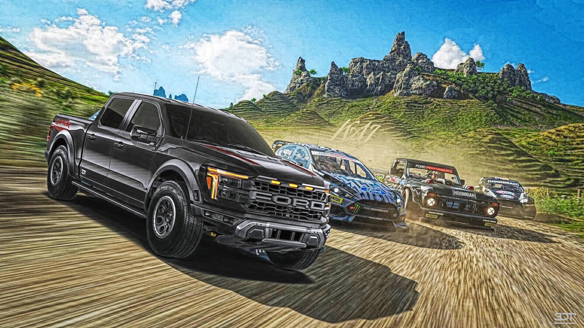 Ford F-150 Raptor 4 Door pickup truck 2024