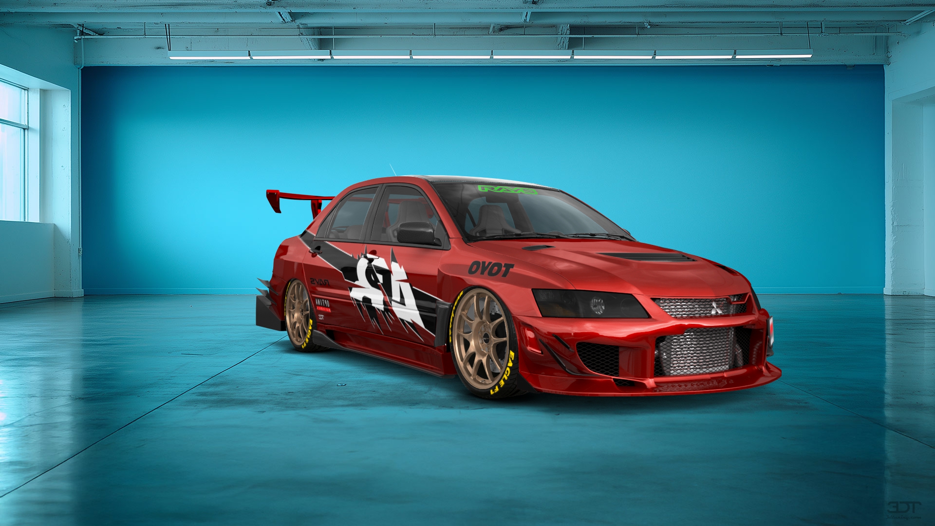 Mitsubishi Lancer Evo IX 4 Door Saloon 2005 tuning