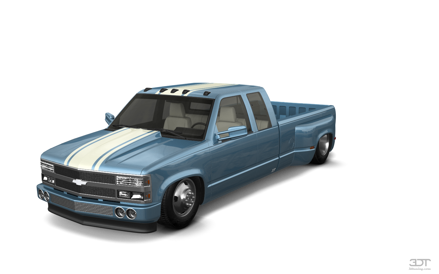 Tuning Chevrolet K3500 Extended Cab Pickup Truck 1988