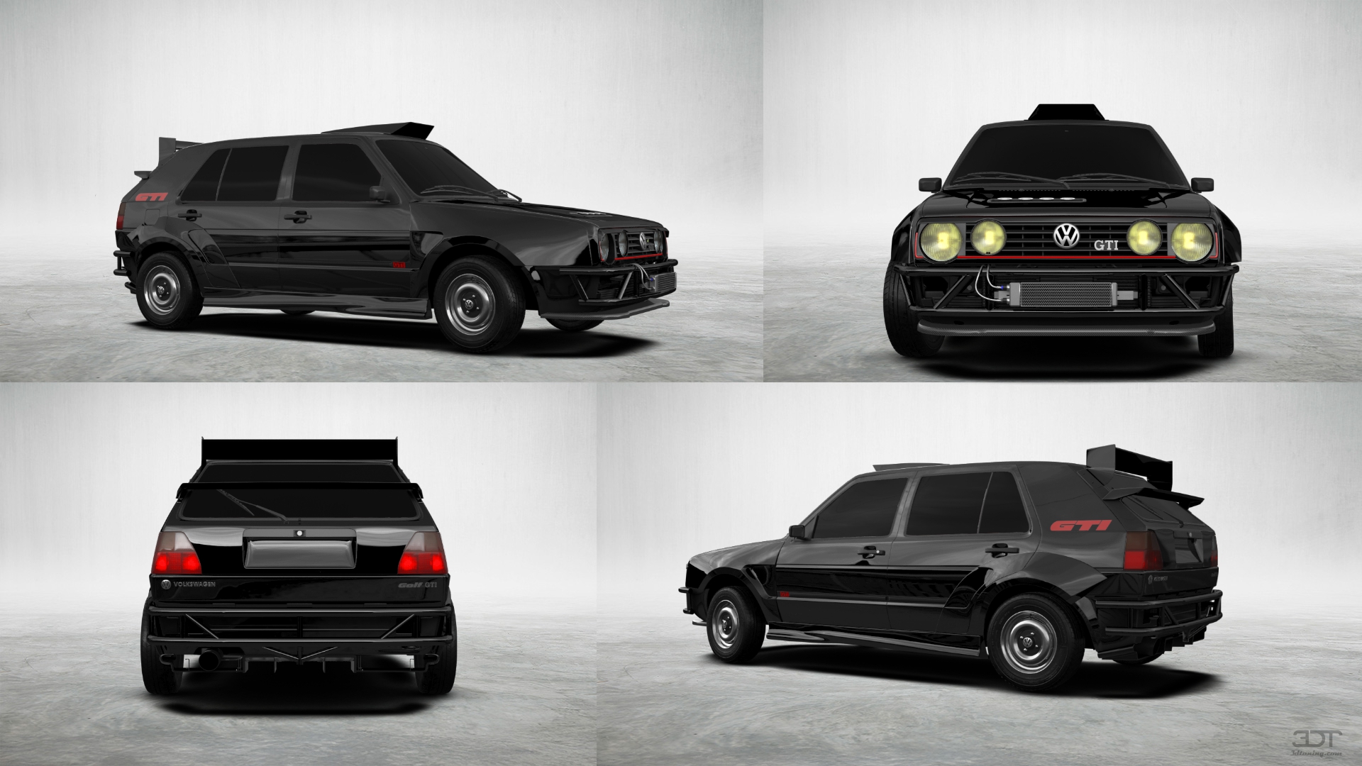 Volkswagen Golf Mk2 5 Door Hatchback 1983 tuning