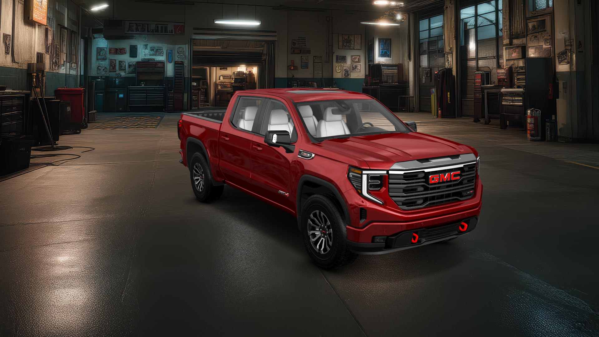 GMC Sierra 1500 Crew Cab 5.8 ft box 4 Door pickup truck 2023 tuning
