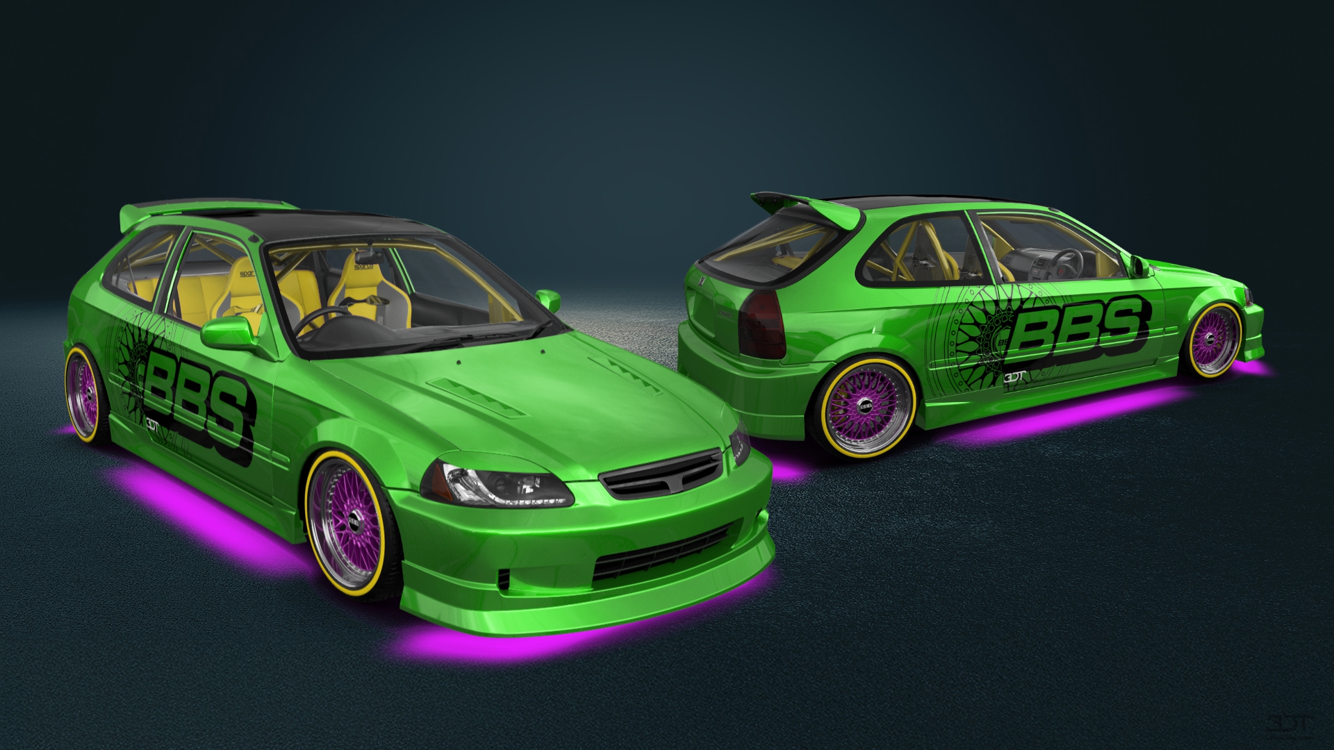 Honda Civic 3 Door Hatchback 1997 tuning