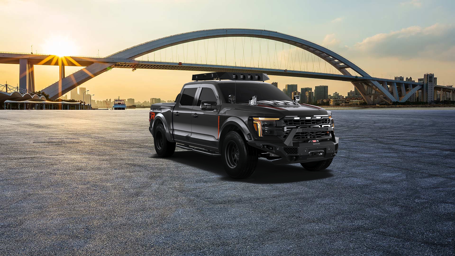 Ford F-150 Raptor 4 Door pickup truck 2024 tuning