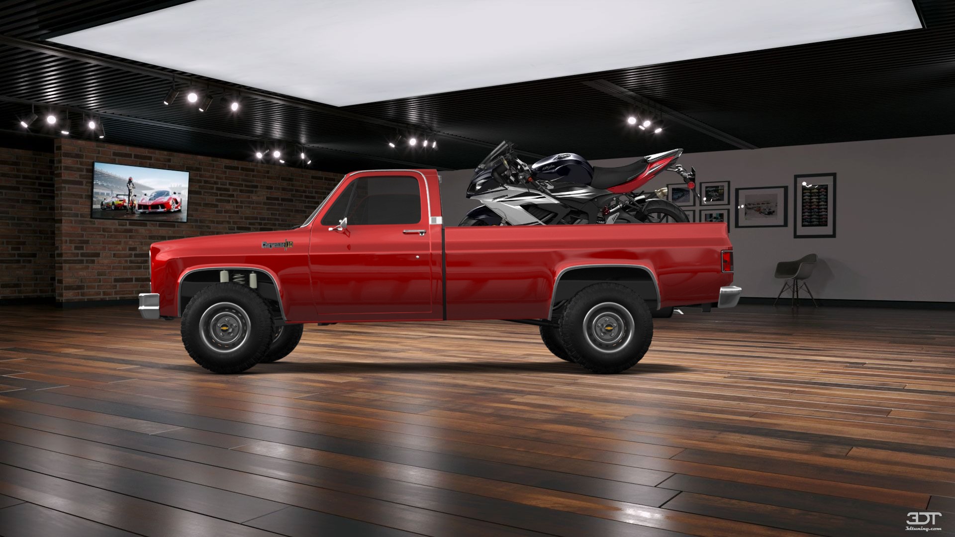 Chevrolet Silverado C-10 2 Door pickup truck 1973 tuning