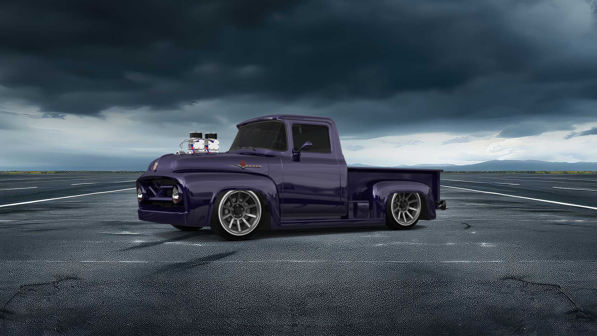 Ford F-100 2 Door truck 1956