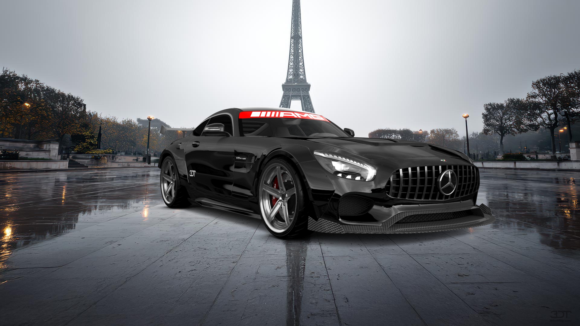 Mercedes AMG GT 2 door fastback coupe 2015 tuning
