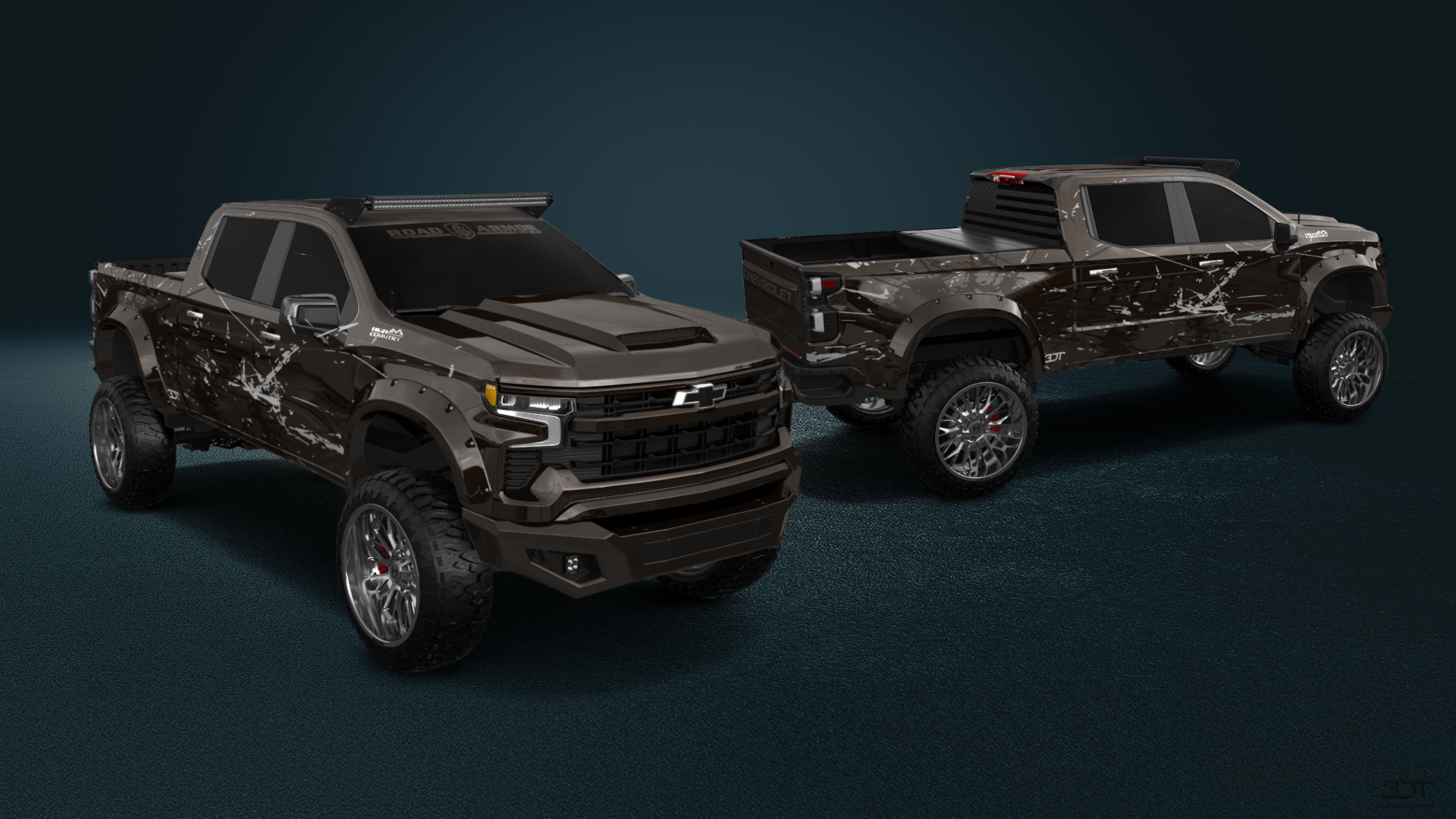 Chevrolet Silverado 1500 Crew Cab 5.8 ft box 4 Door pickup truck 2023 tuning