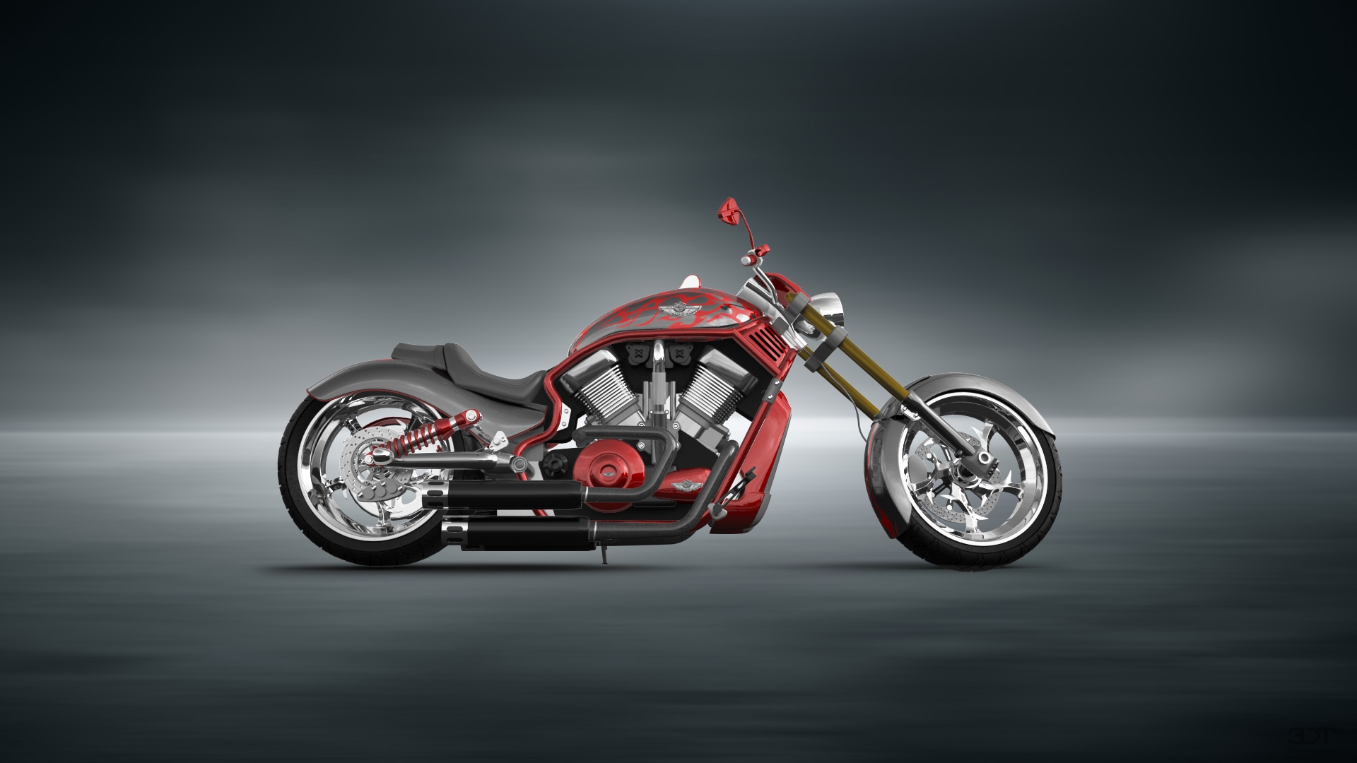 Harley-Davidson Custom Chopper Cruiser 2011 tuning