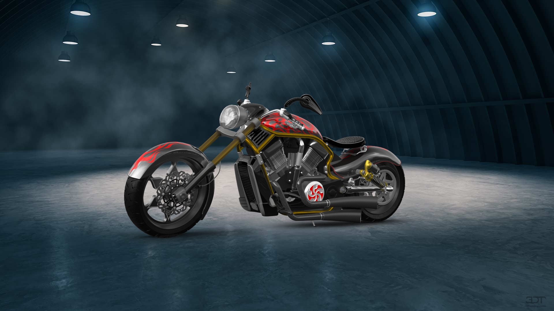 Harley-Davidson Custom Chopper Cruiser 2011