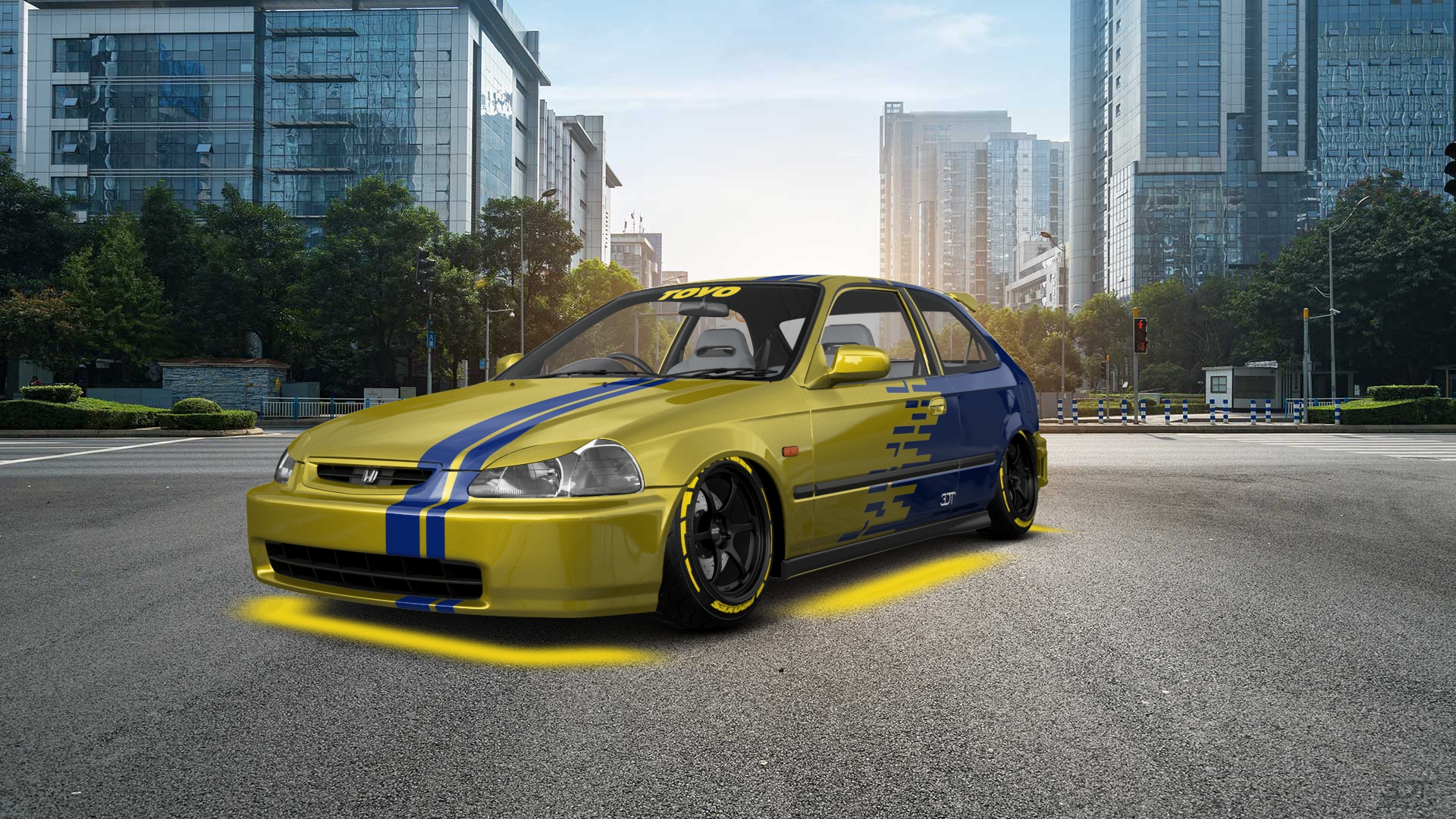 Honda Civic 3 Door Hatchback 1997 tuning