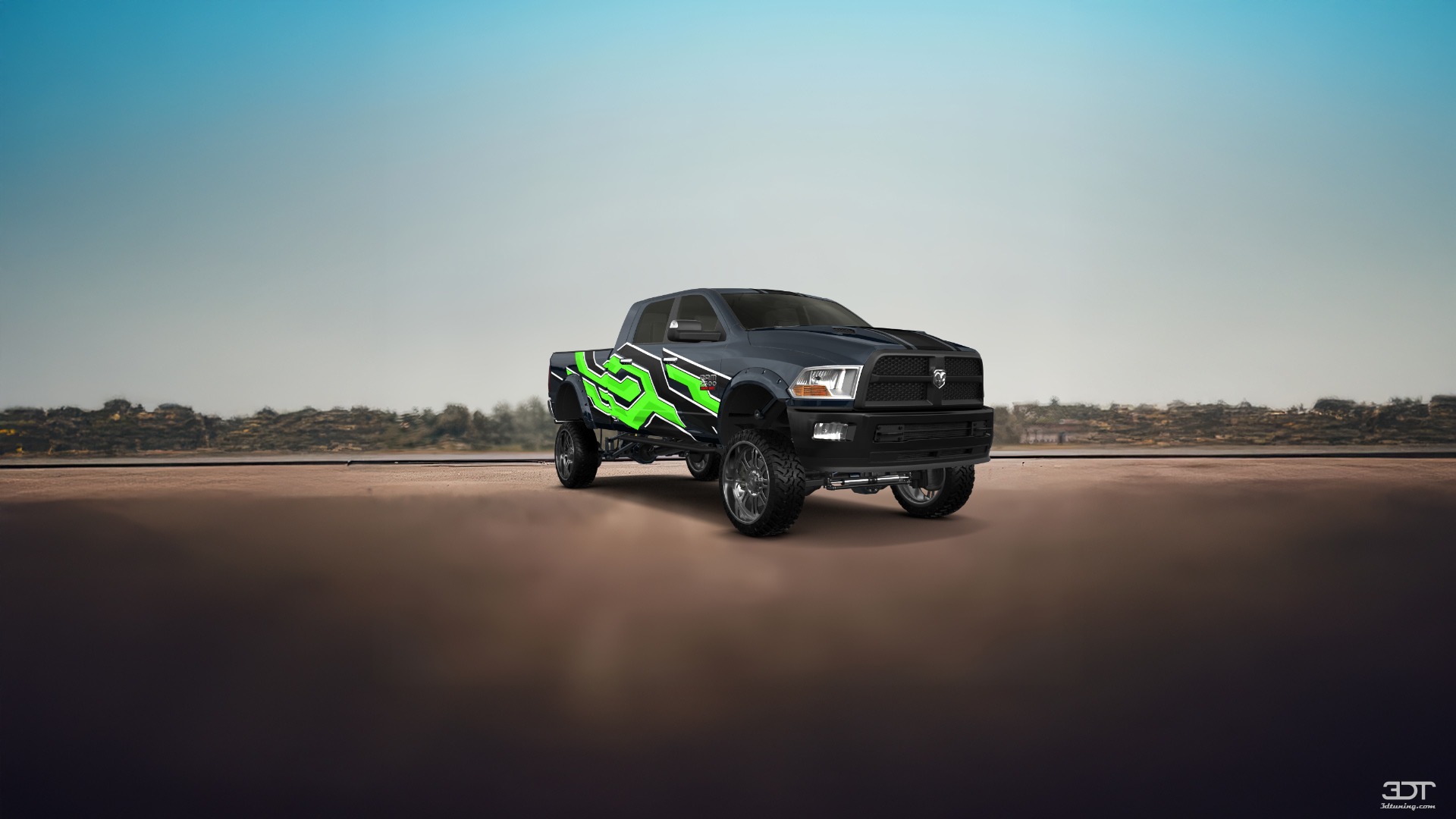 Dodge Ram 2500 Mega Cab 6.4 ft box 4 Door pickup truck 2010