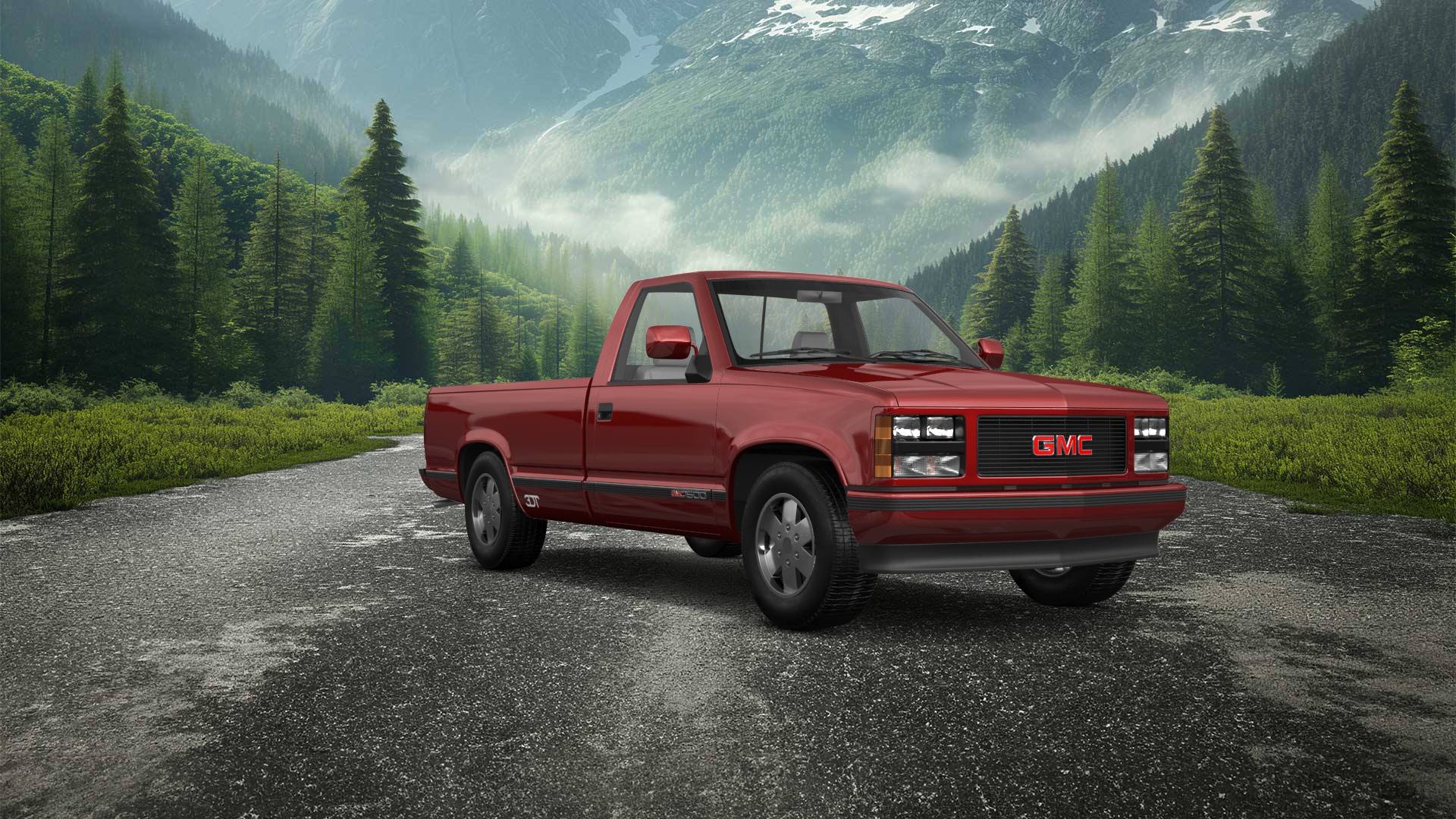 GMC Sierra 1500 2 Door pickup truck 1988 tuning