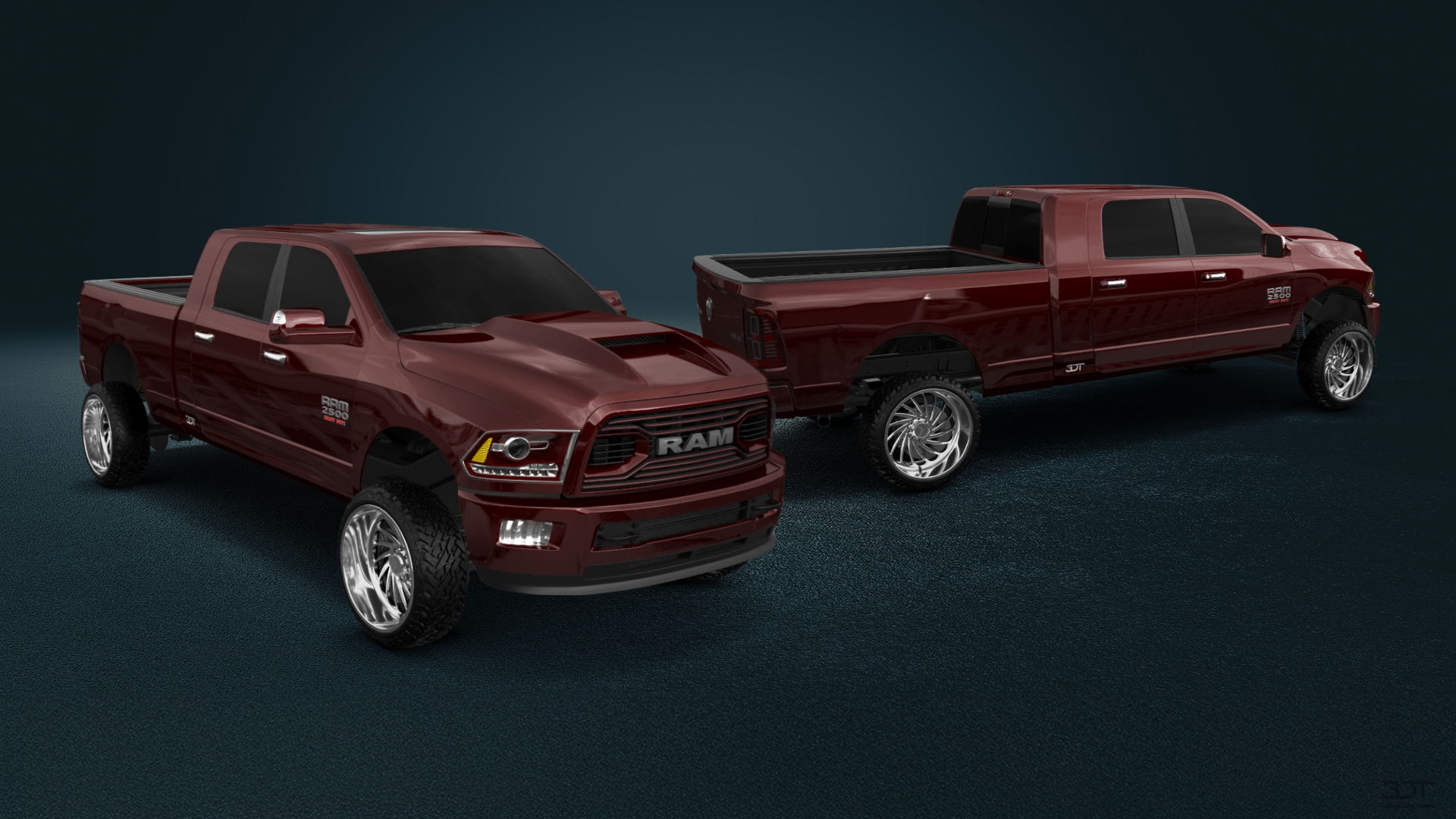 Dodge Ram 2500 Mega Cab 6.4 ft box 4 Door pickup truck 2010 tuning