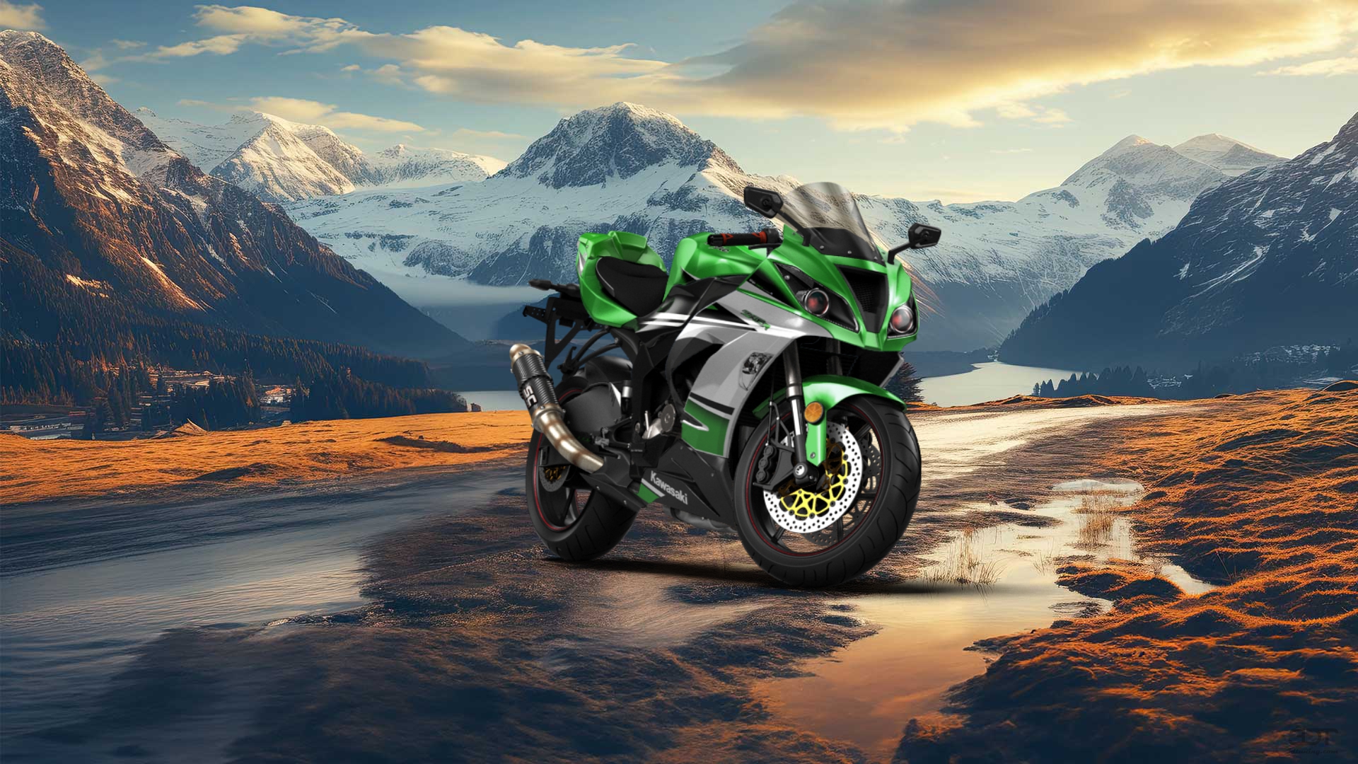 Kawasaki Ninja ZX 6R Sport Bike 2015