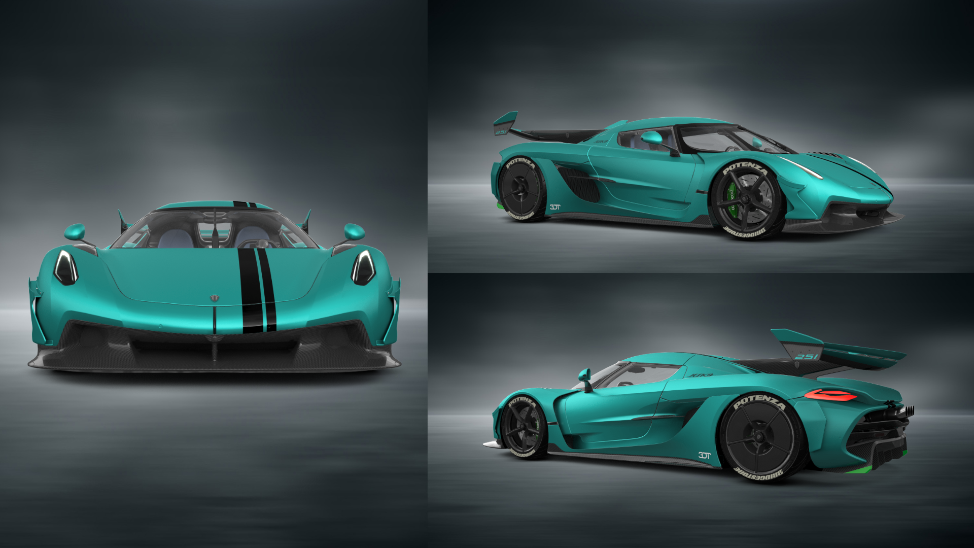 Koenigsegg Jesko 2 door targa top 2020