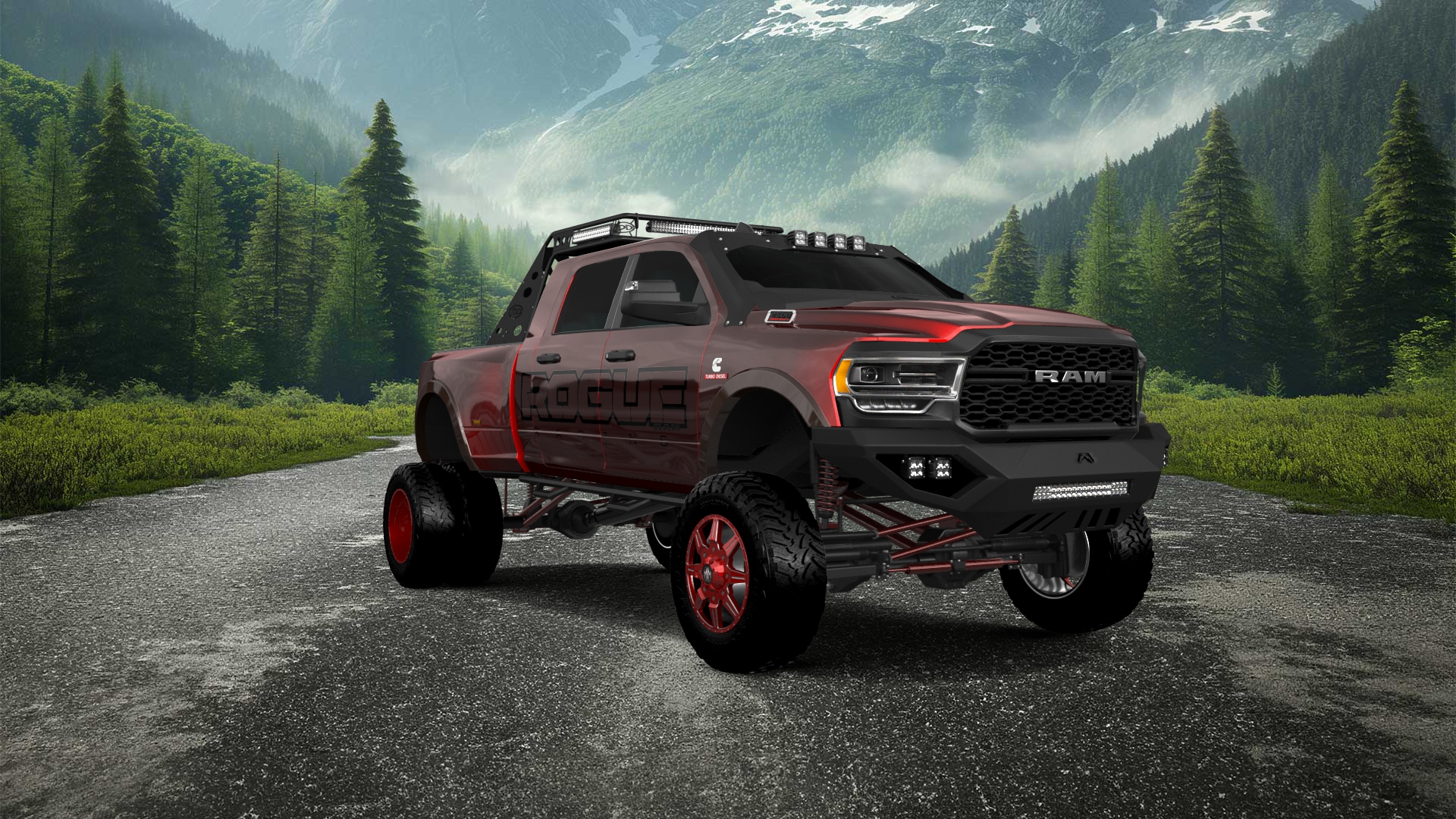 Dodge Ram 3500 4 Door pickup truck 2020 tuning