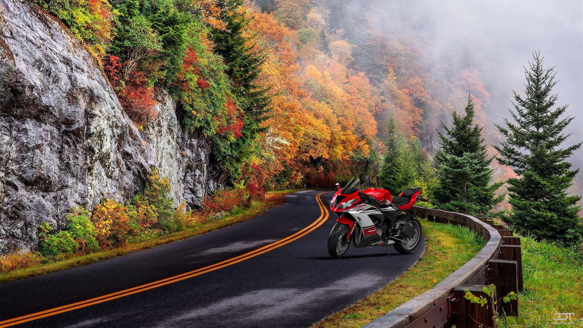 Kawasaki Ninja ZX 6R Sport Bike 2015 tuning