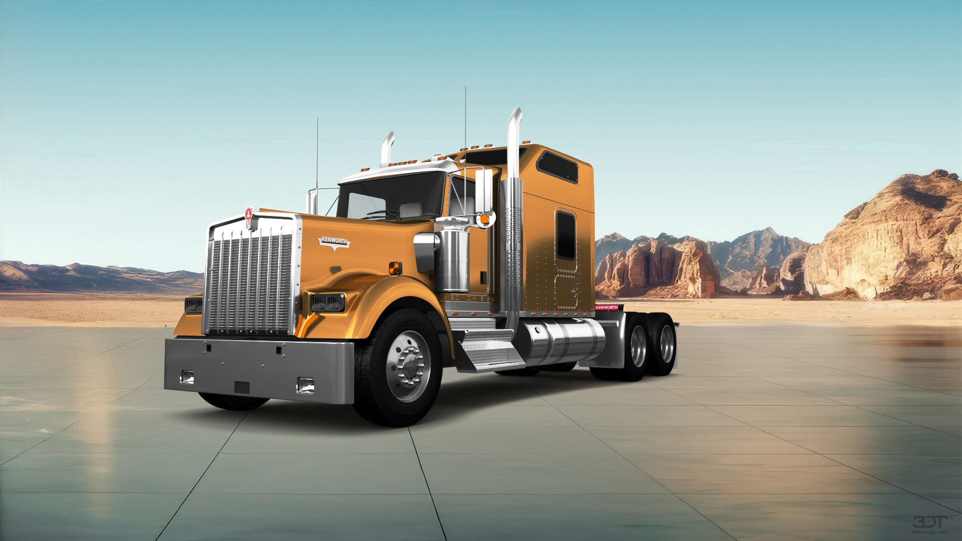Kenworth W900 Sleeper Cab Truck 2015 tuning