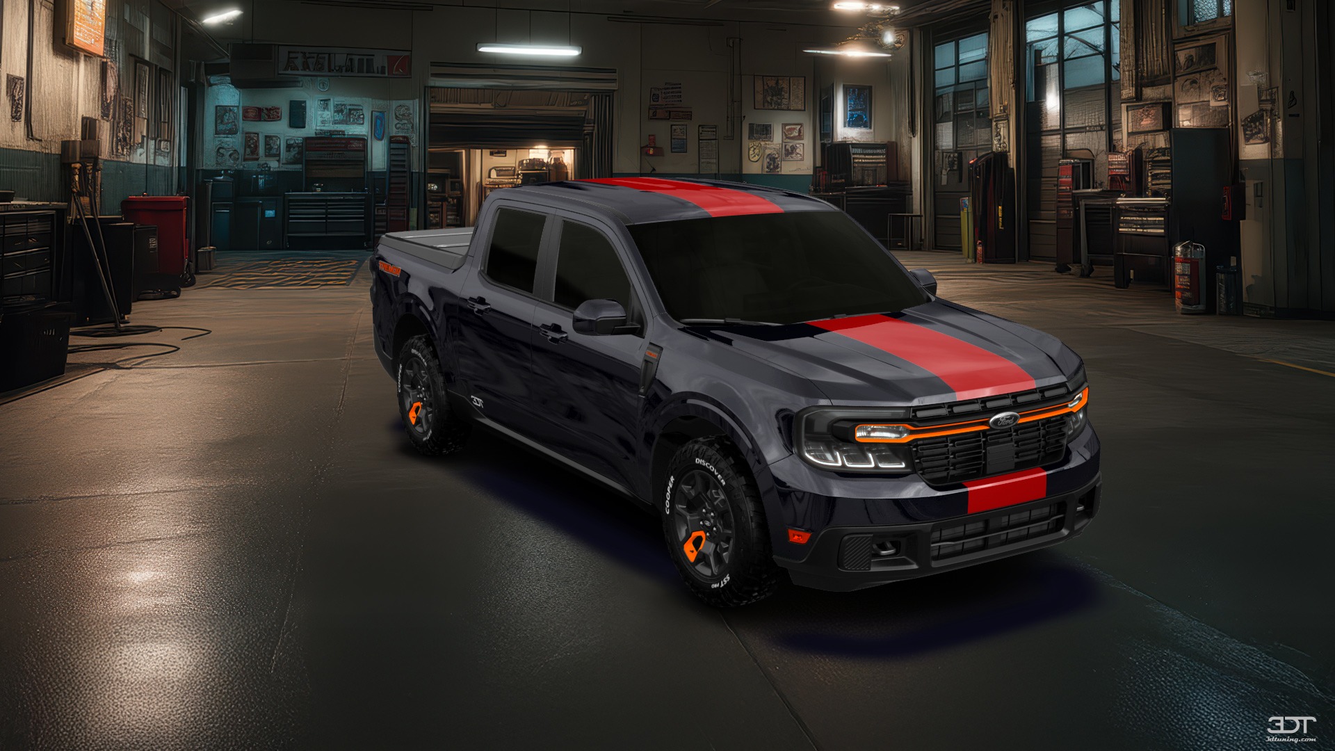 Ford Maverick 4 Door pickup truck 2022 tuning