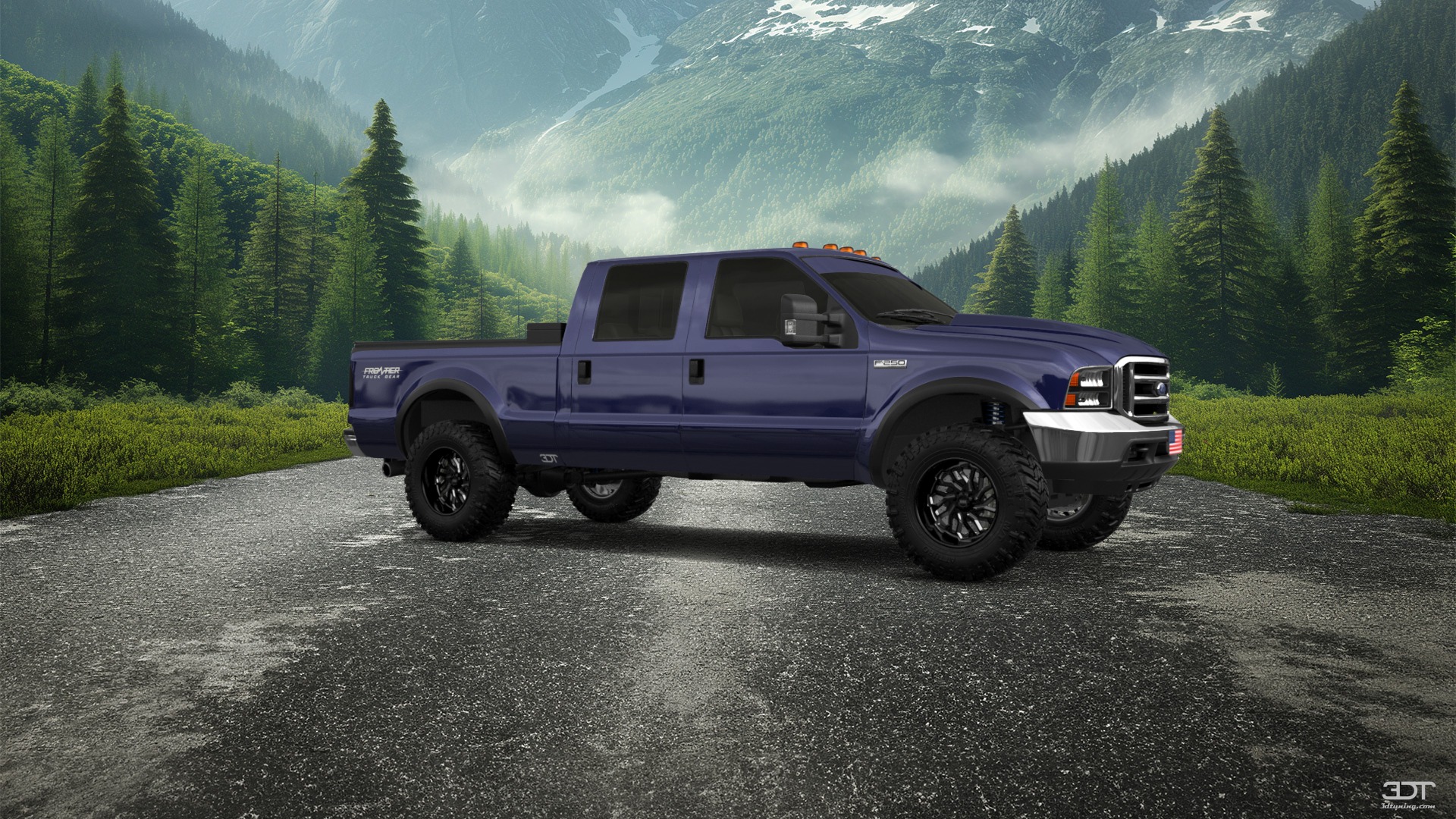 Ford F-250 Crew Cab 4 Door pickup truck 1999