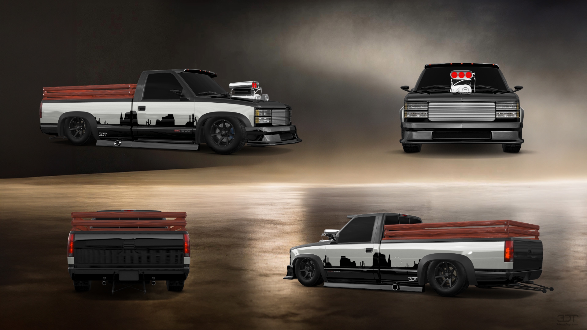 GMC Sierra 1500 2 Door pickup truck 1988 tuning