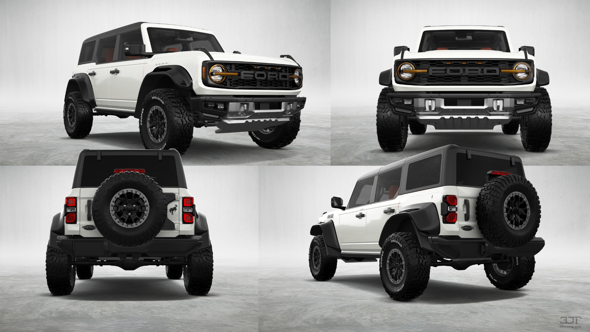 Ford Bronco Raptor 4 Door pickup truck 2022 tuning