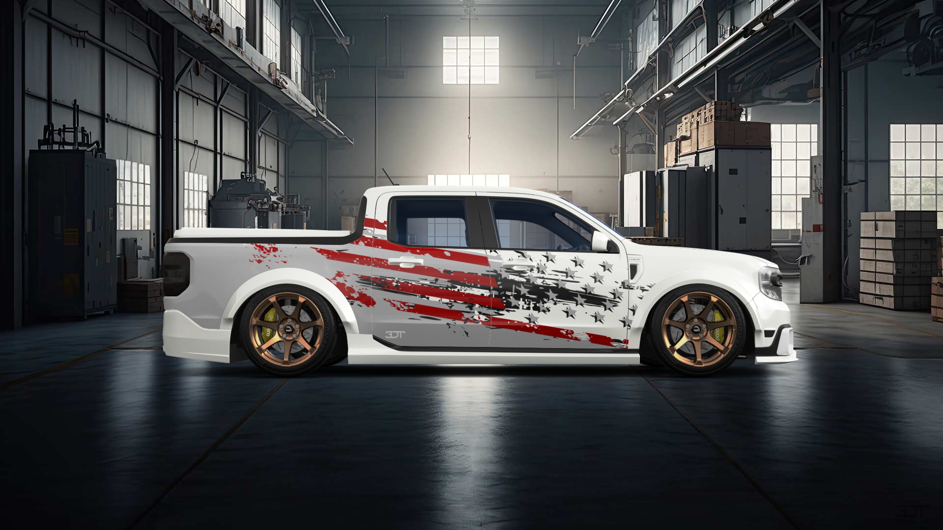 Ford Maverick 4 Door pickup truck 2022 tuning
