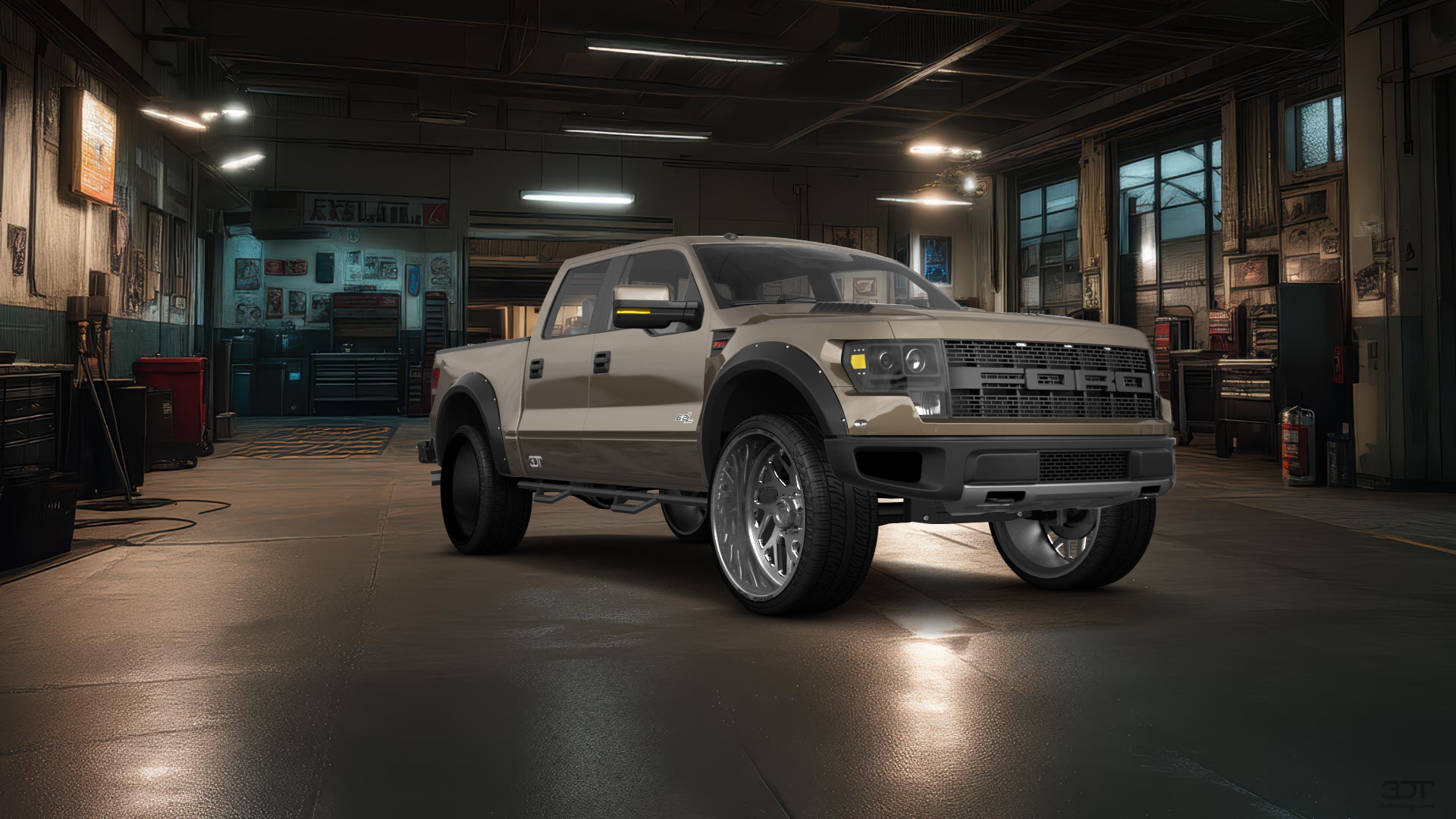 Ford F-150 SVT Raptor 4 Door pickup truck 2013 tuning