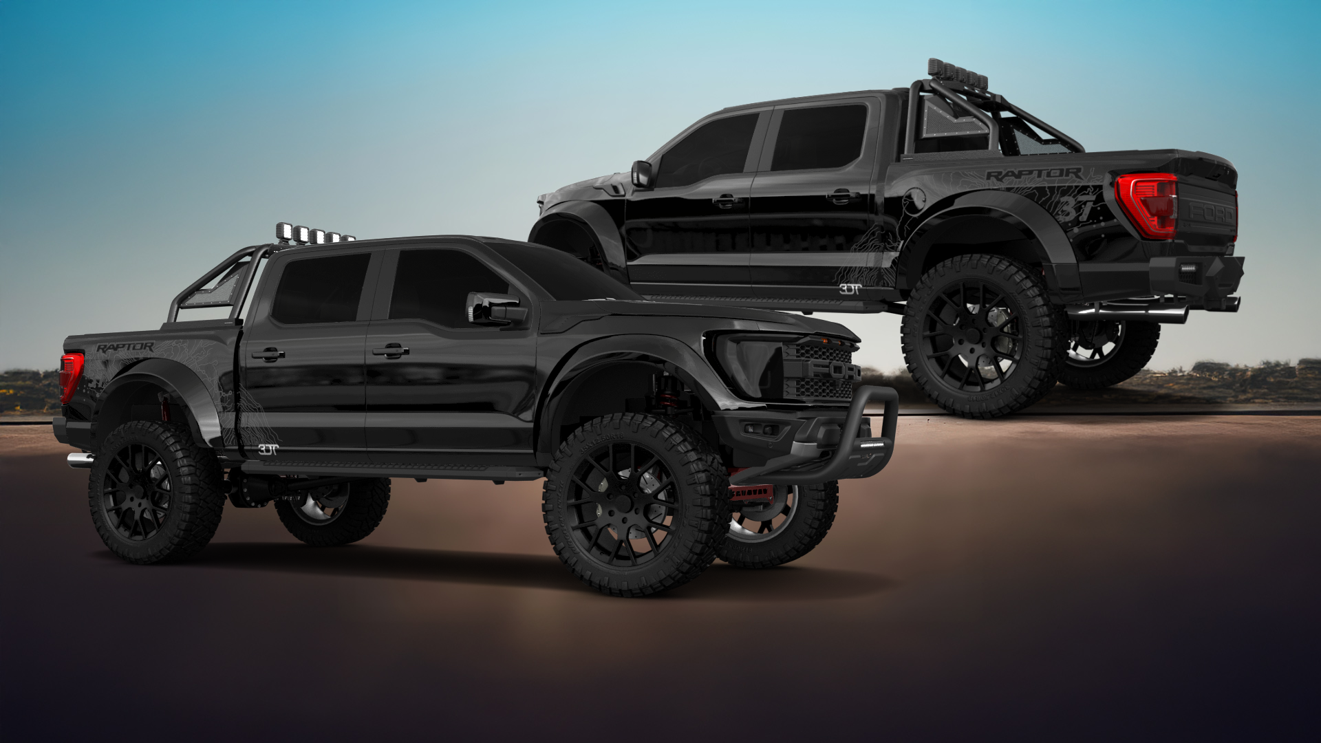 Ford F-150 Raptor 4 Door pickup truck 2021 Images