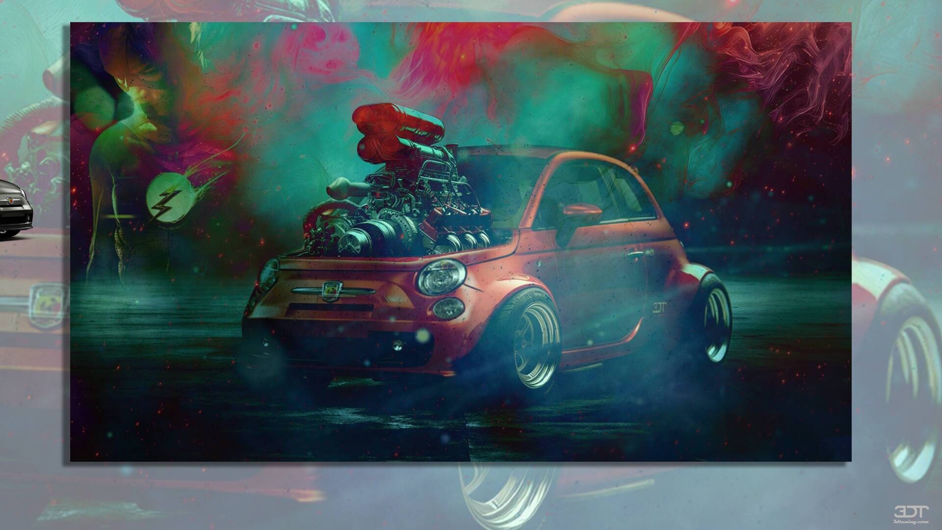 Fiat 500 Abarth 3 Door 2010 tuning